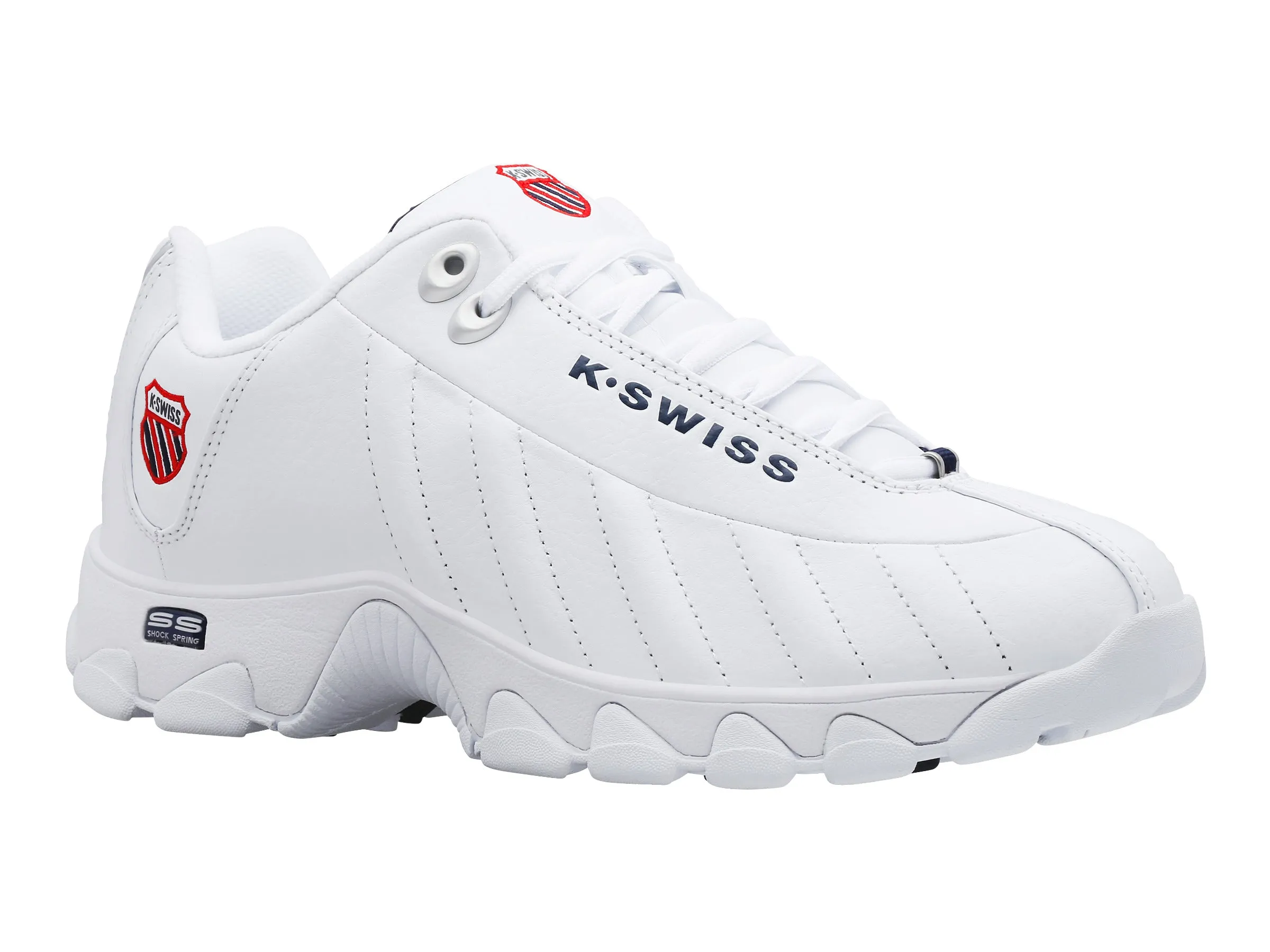 03426-130-XW | ST329 CMF | WHITE/NAVY/RED Icon Edge Step Tall