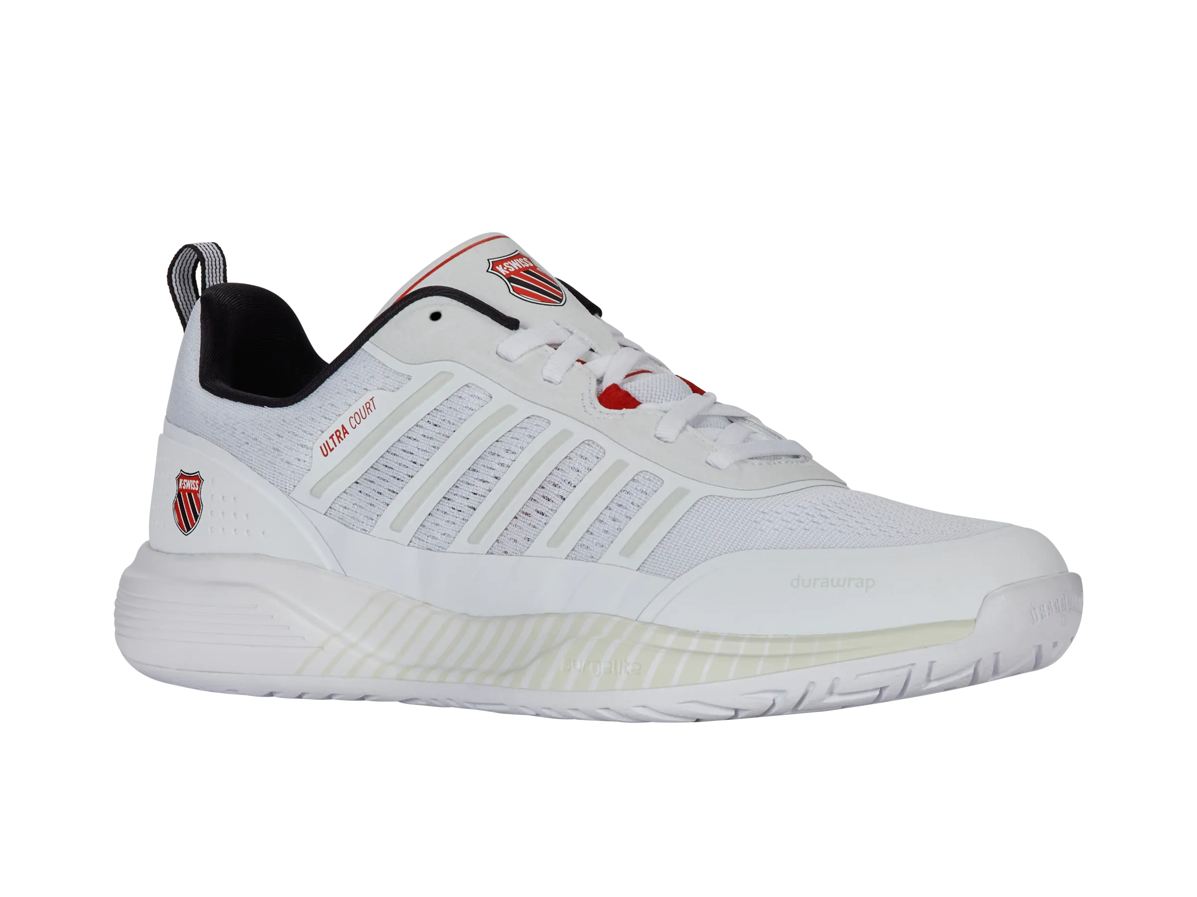 04405-140-M | ULTRA COURT | WHITE/BLACK/MARS RED Enhanced grip Cushioned Insole