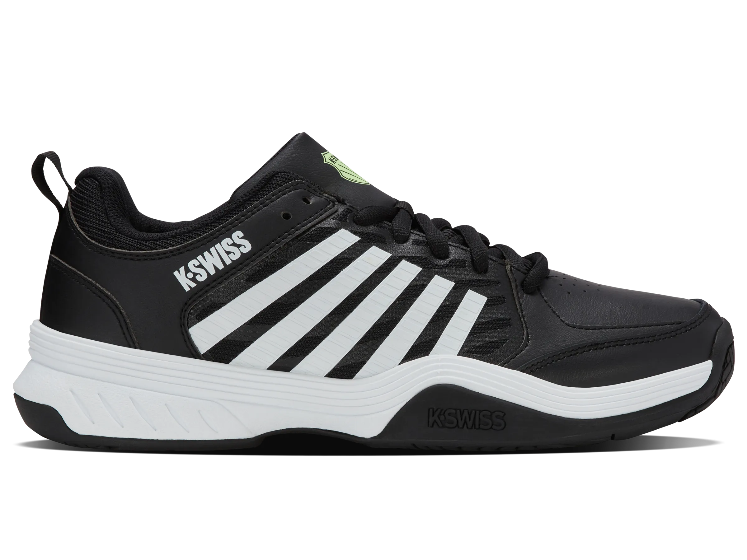 Velvet Soft 04428-064-M | COURT EXPRESS 2 | BLACK/WHITE/SOFT NEON GREEN