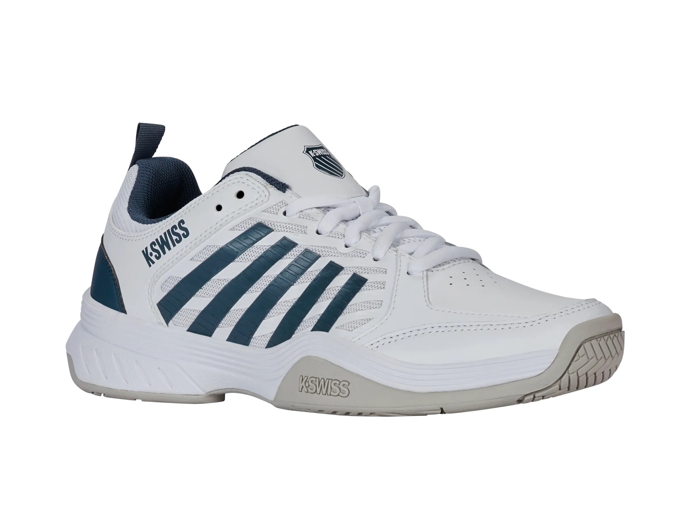 04428-179-M | COURT EXPRESS 2 | WHITE/STARGAZER/VAPOR BLUE Lightweight EVA Material Wind Chill