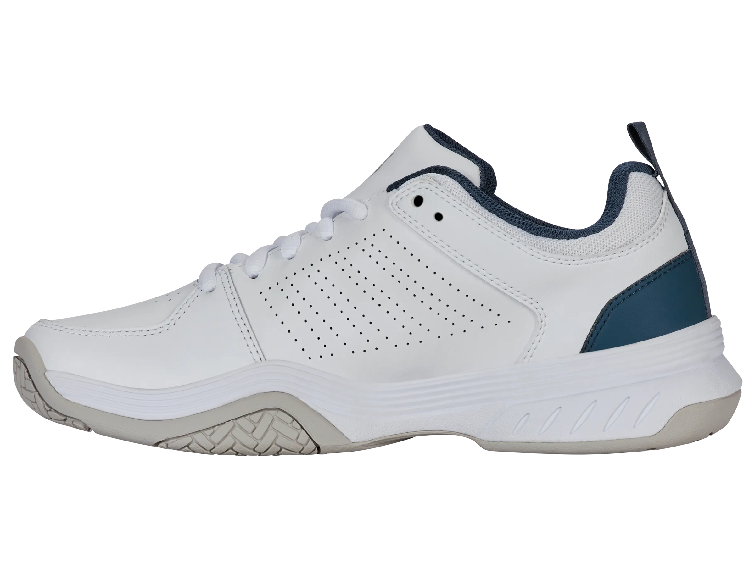 04428-179-M | COURT EXPRESS 2 | WHITE/STARGAZER/VAPOR BLUE Game Fit Padded