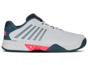 06613-129-M | HYPERCOURT EXPRESS 2 | WHITE/STARGAZER/NEON BLAZE Comfort Heel