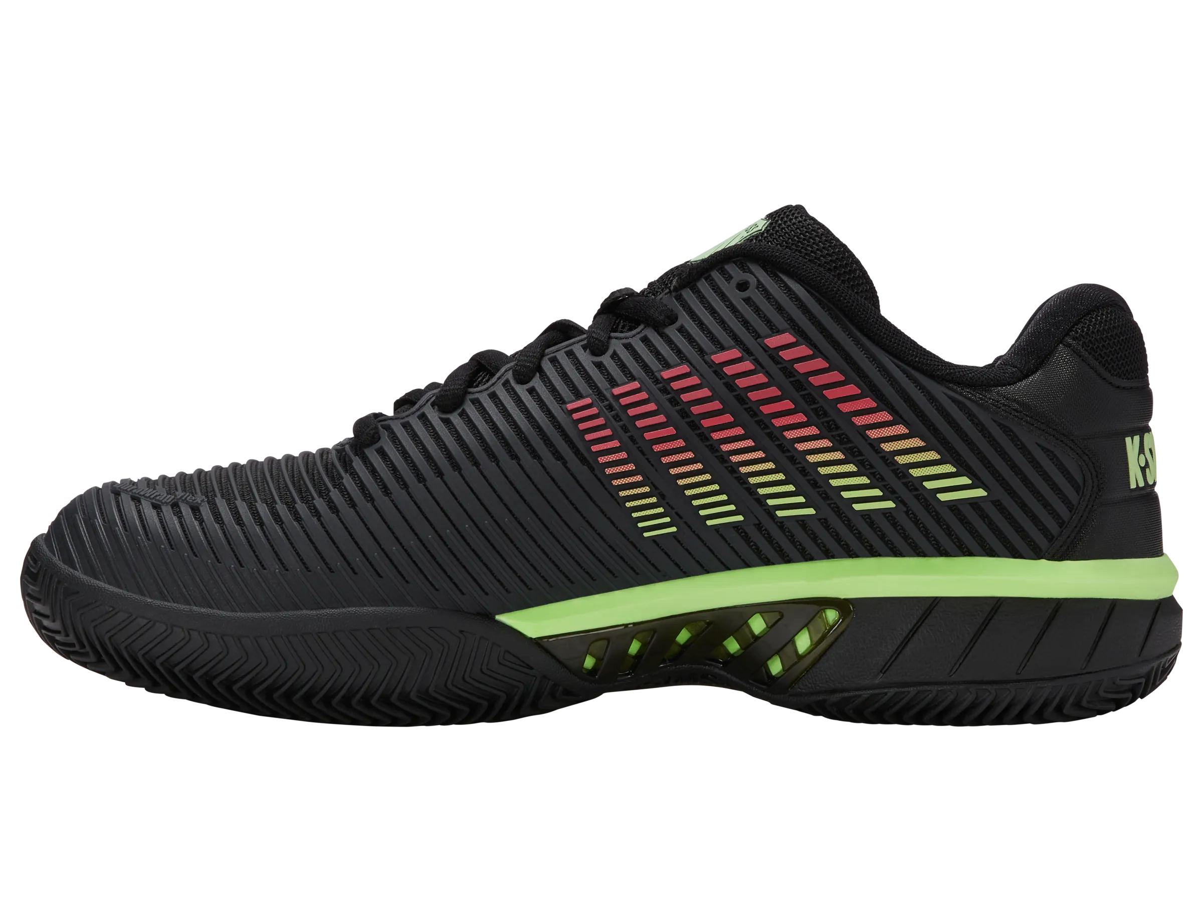 Padded Comfort Cold Weather 06614-034-M | HYPERCOURT EXPRESS 2 CLAY | BLACK/SOFT NEON GREEN/NEON LAVA