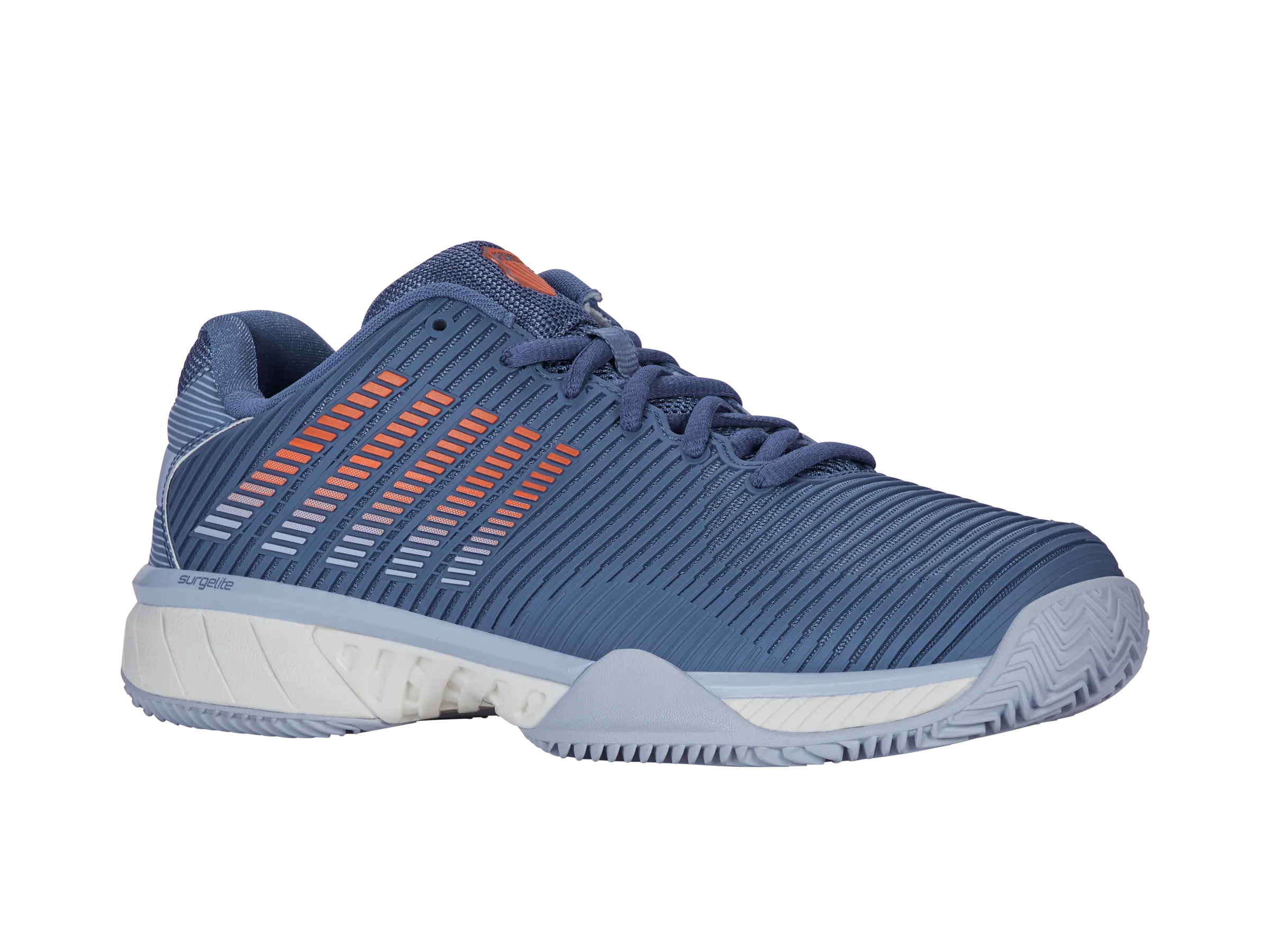 Shock Absorbing Midsole 06614-043-M | HYPERCOURT EXPRESS 2 CLAY | INFINITY/ARTIC ICE/SCARLET IBIS