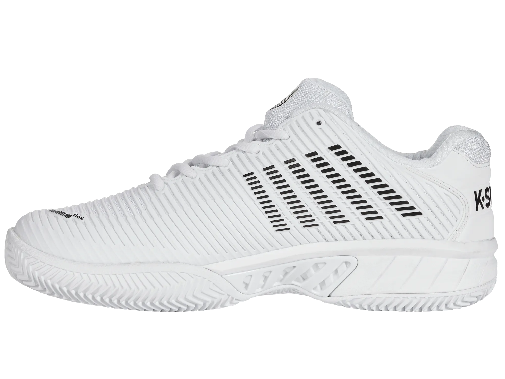 06614-102-M | HYPERCOURT EXPRESS 2 CLAY | WHITE/BLACK Lightweight EVA Midsole Action Fast