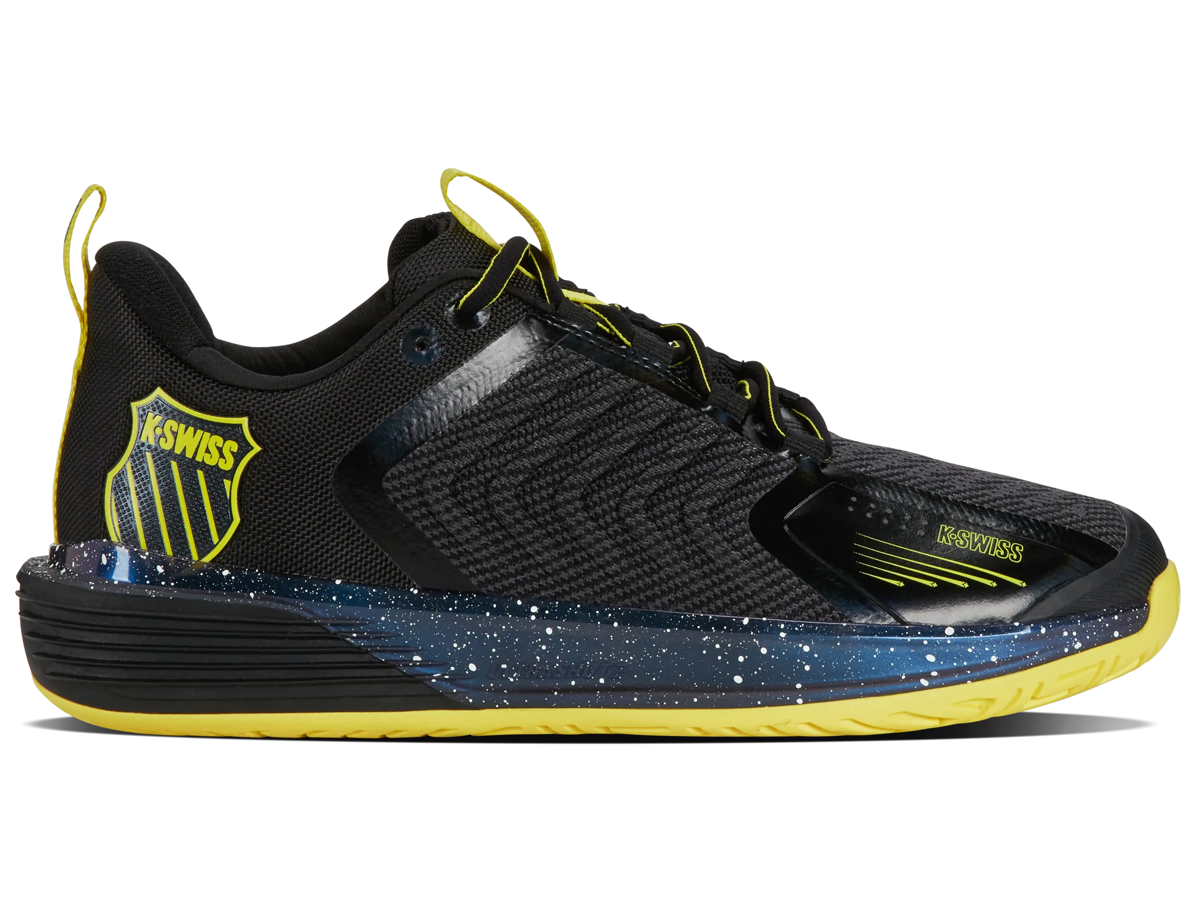 06988-058-M | ULTRASHOT 3 | BLACK/TENNIS YELLOW/DARK SHADOW Airflow channels Arch support