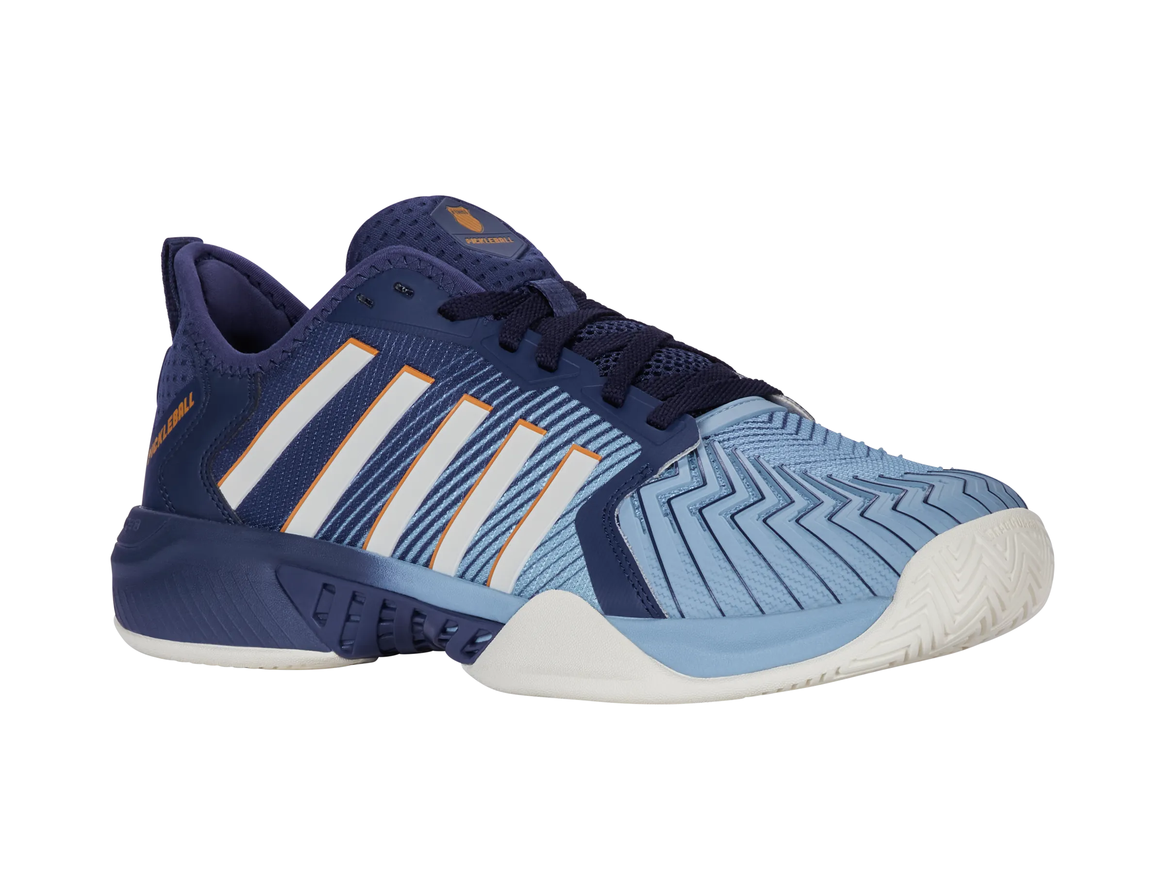 07916-472-M | PICKLEBALL SUPREME | OCEANA/FORGET-ME-NOT Breathable Inner Sleeve Contoured Footbed