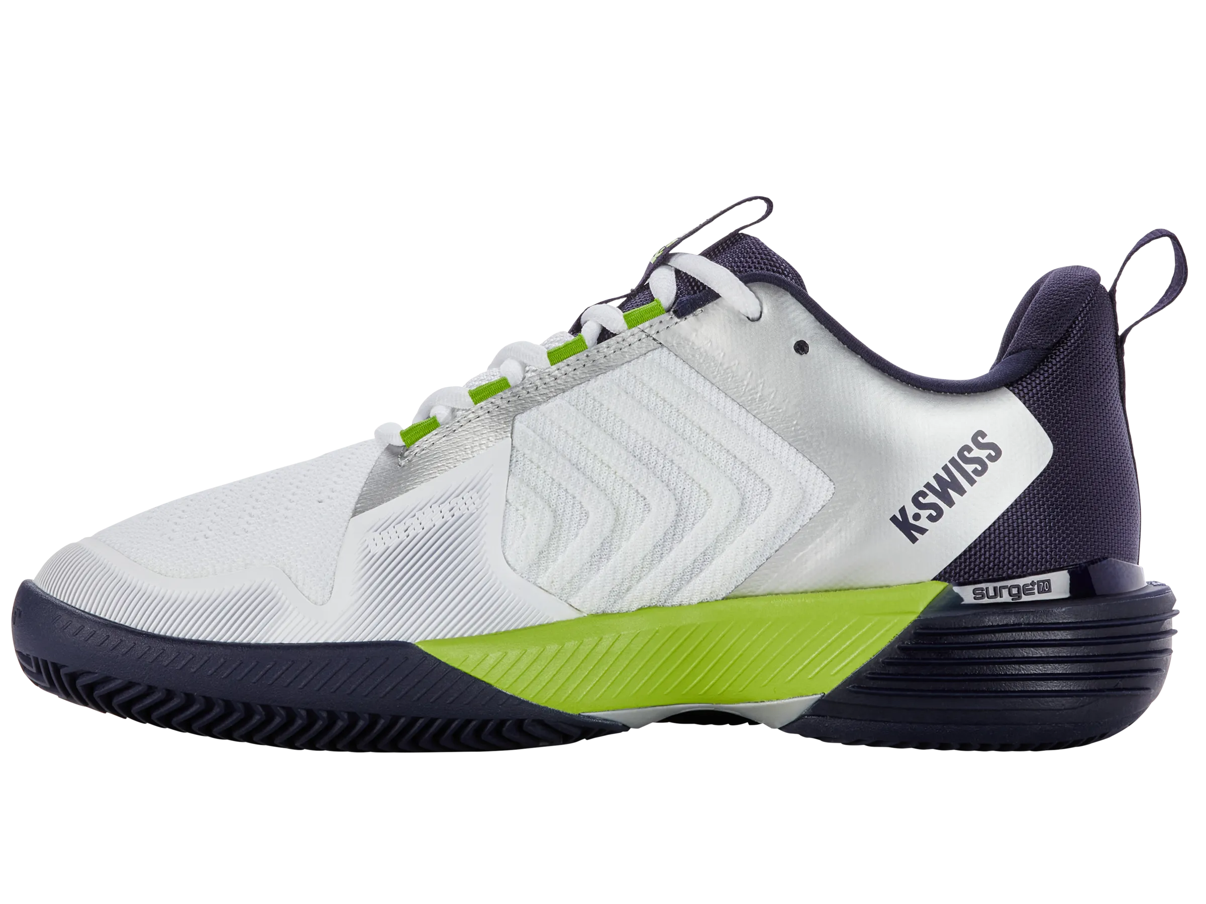 08415-967-M | ULTRASHOT 3 HB | WHITE/PEACOAT/LIME GREEN Comfort Fit