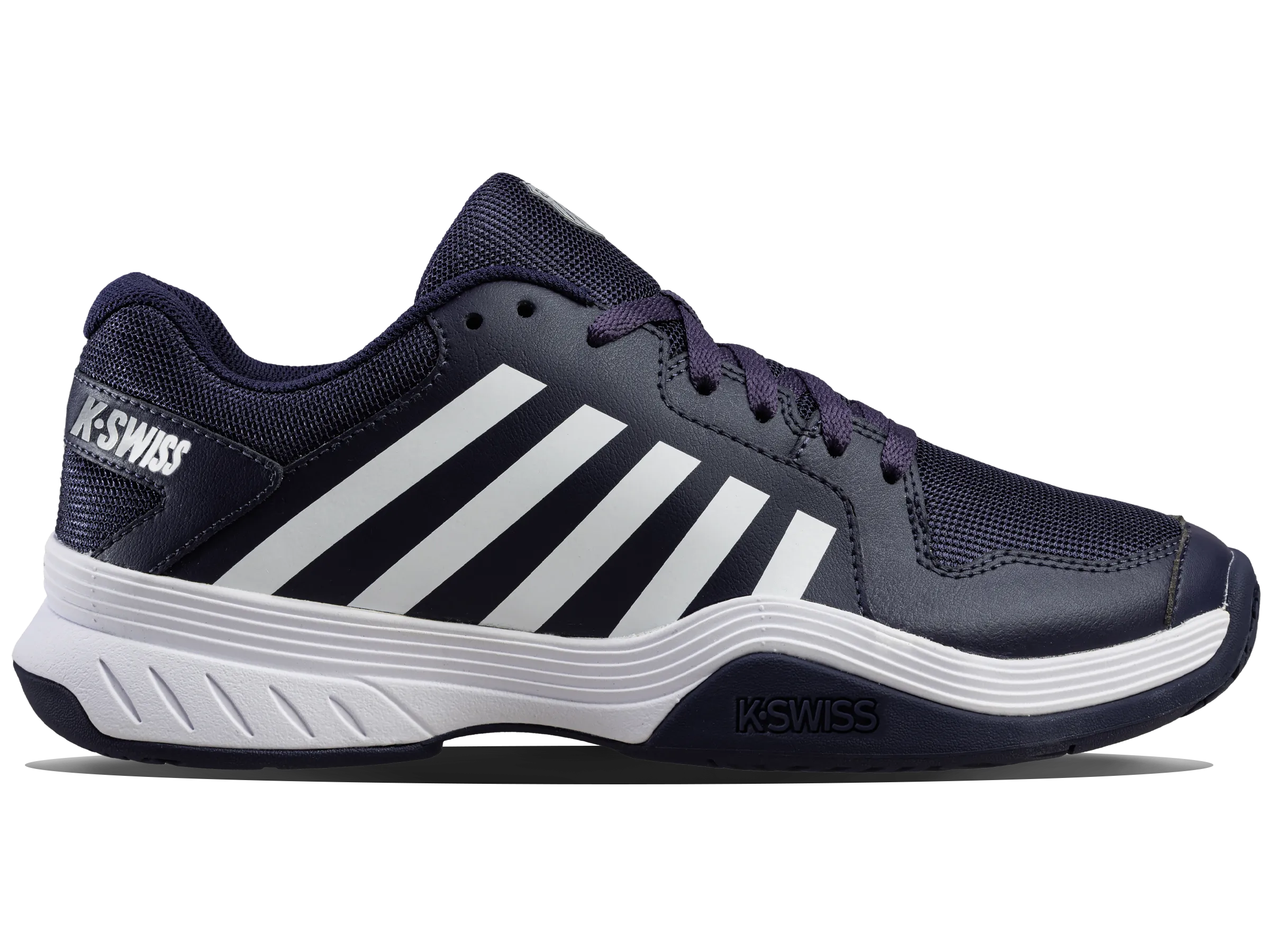 River Cross Breathable Airflow Channels 08552-434-M | COURT EXPRESS PICKLEBALL | PEACOAT/WHITE/SILVER