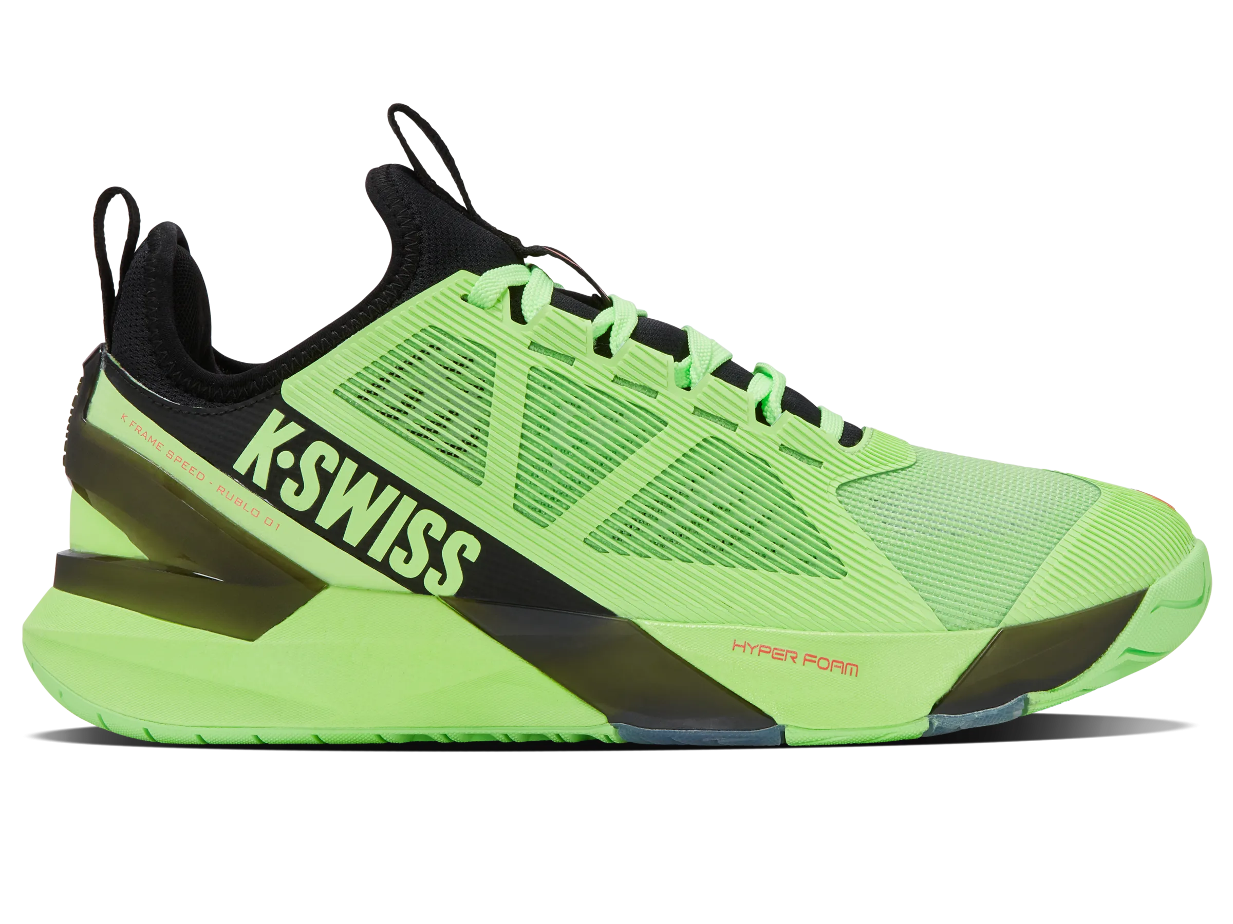 09483-306-M | K-FRAME SPEED RUBLO | SOFT NEON GREEN/BLACK/NEON LAVA Trail Ease