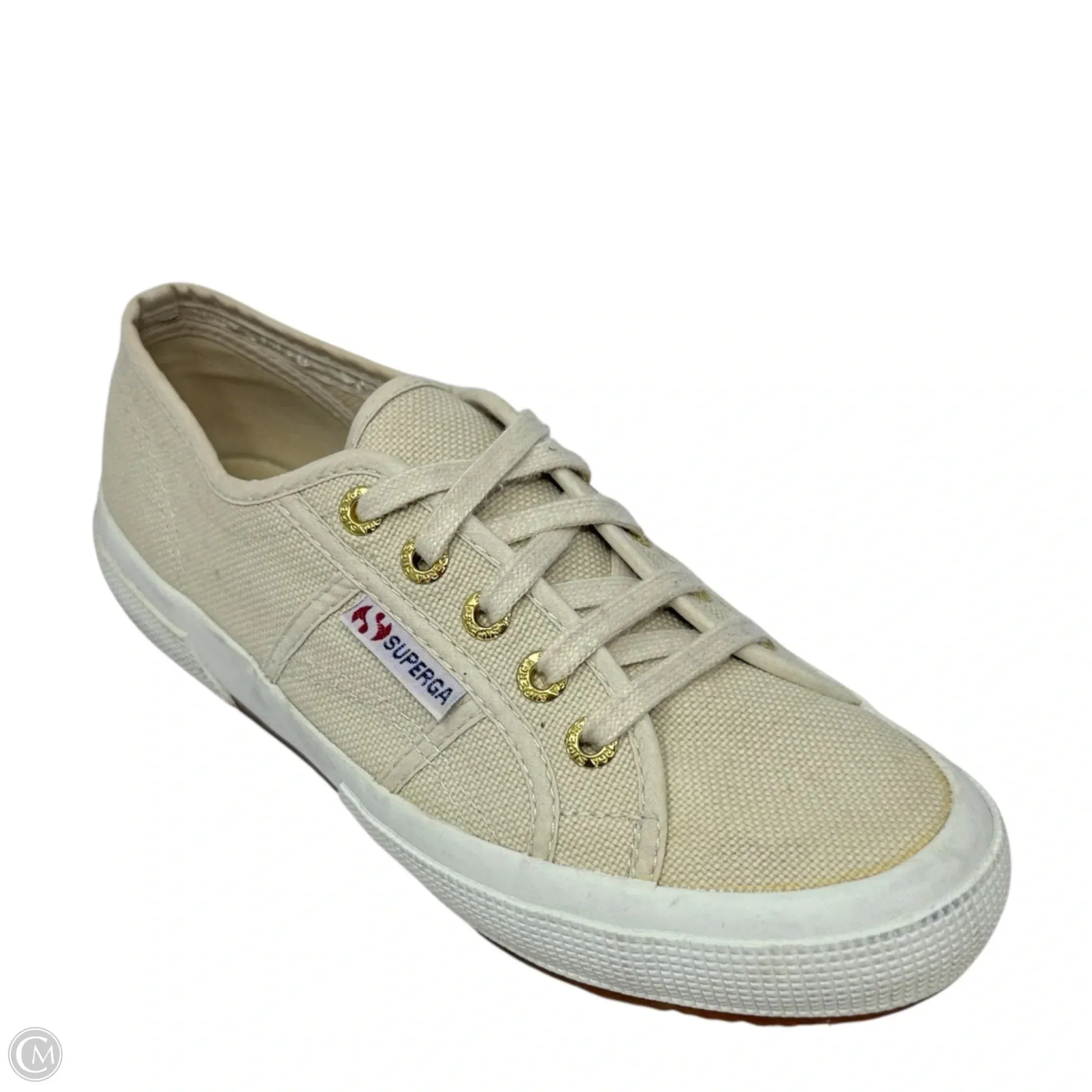 2750 Cotu Classic Sneakers By Superga In Oatmeal, Size: 6 Abrasion Defense Multi Density Foam