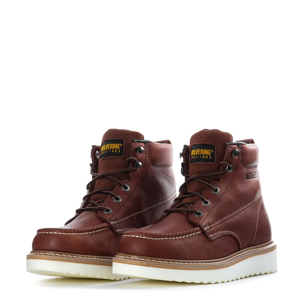 Comfortable ankle support 6' Work Wedge- Mens