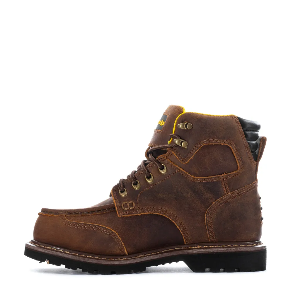 Tailored Comfort Sturdy Construction 6" Defiant Moc Toe - Mens