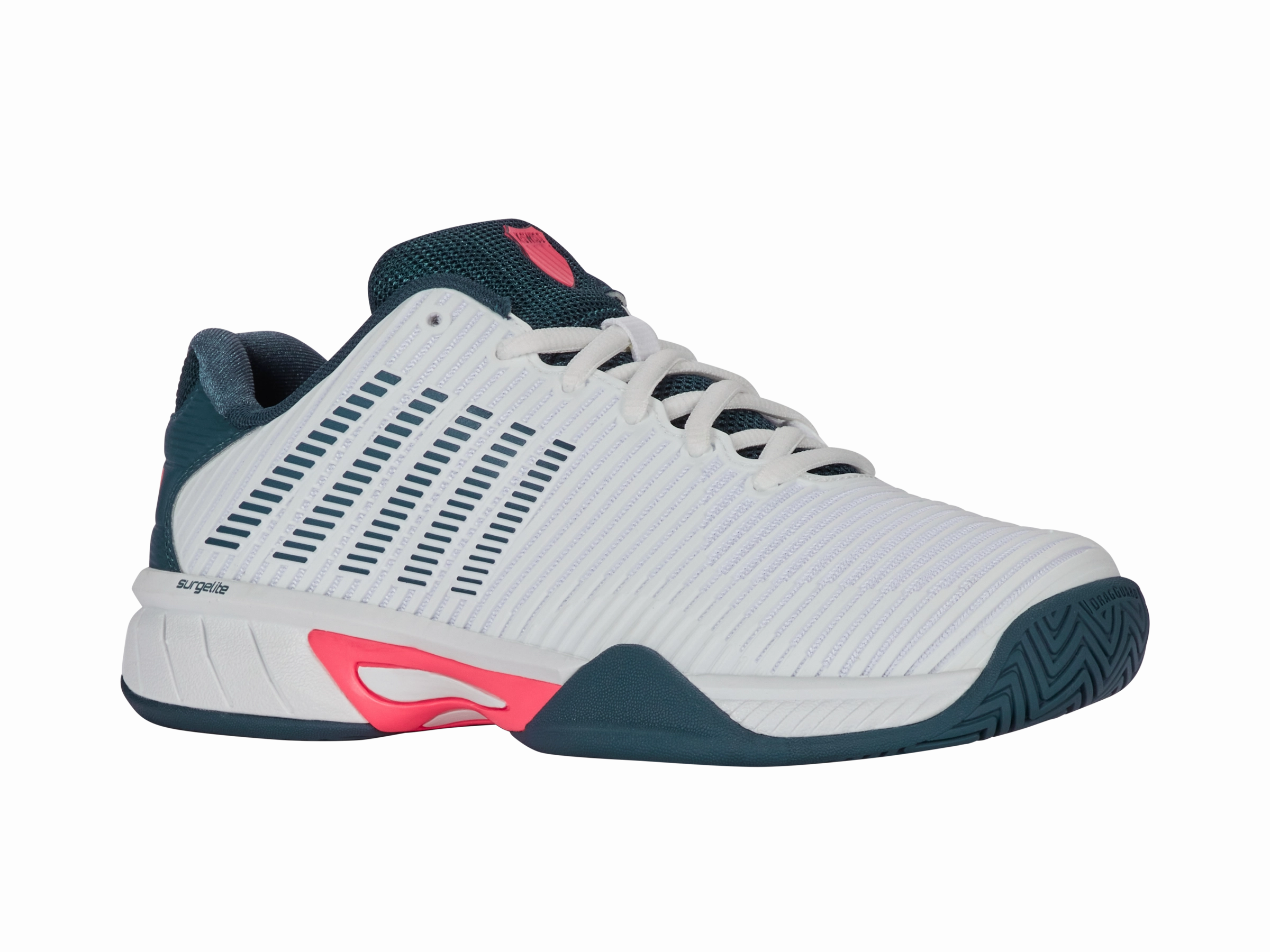 Daily Comfort Secure Fit Lacing System 86613-129-M | HYPERCOURT EXPRESS 2 | WHITE/STARGAZER/NEON BLAZE