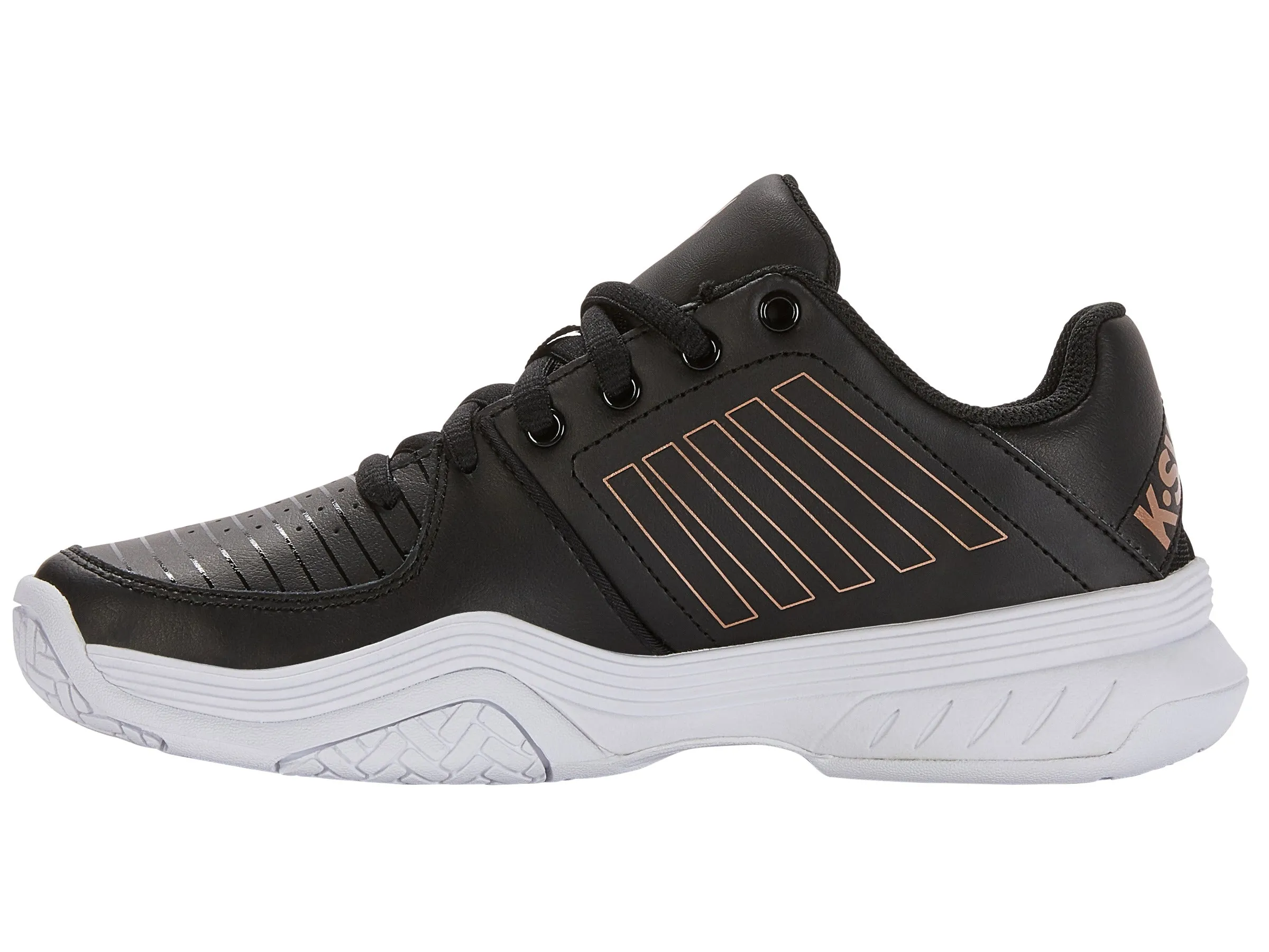95443-059-M | COURT EXPRESS | BLACK/WHITE/ROSEGOLD Color Play Year long