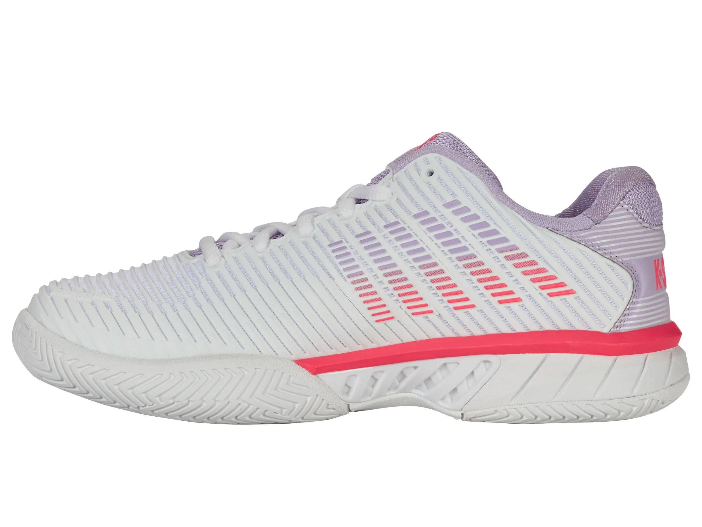 Comfort Shank Nature Walk 96613-182-M | HYPERCOURT EXPRESS 2 | WHITE/ORCHID PETAL/NEON BLAZE