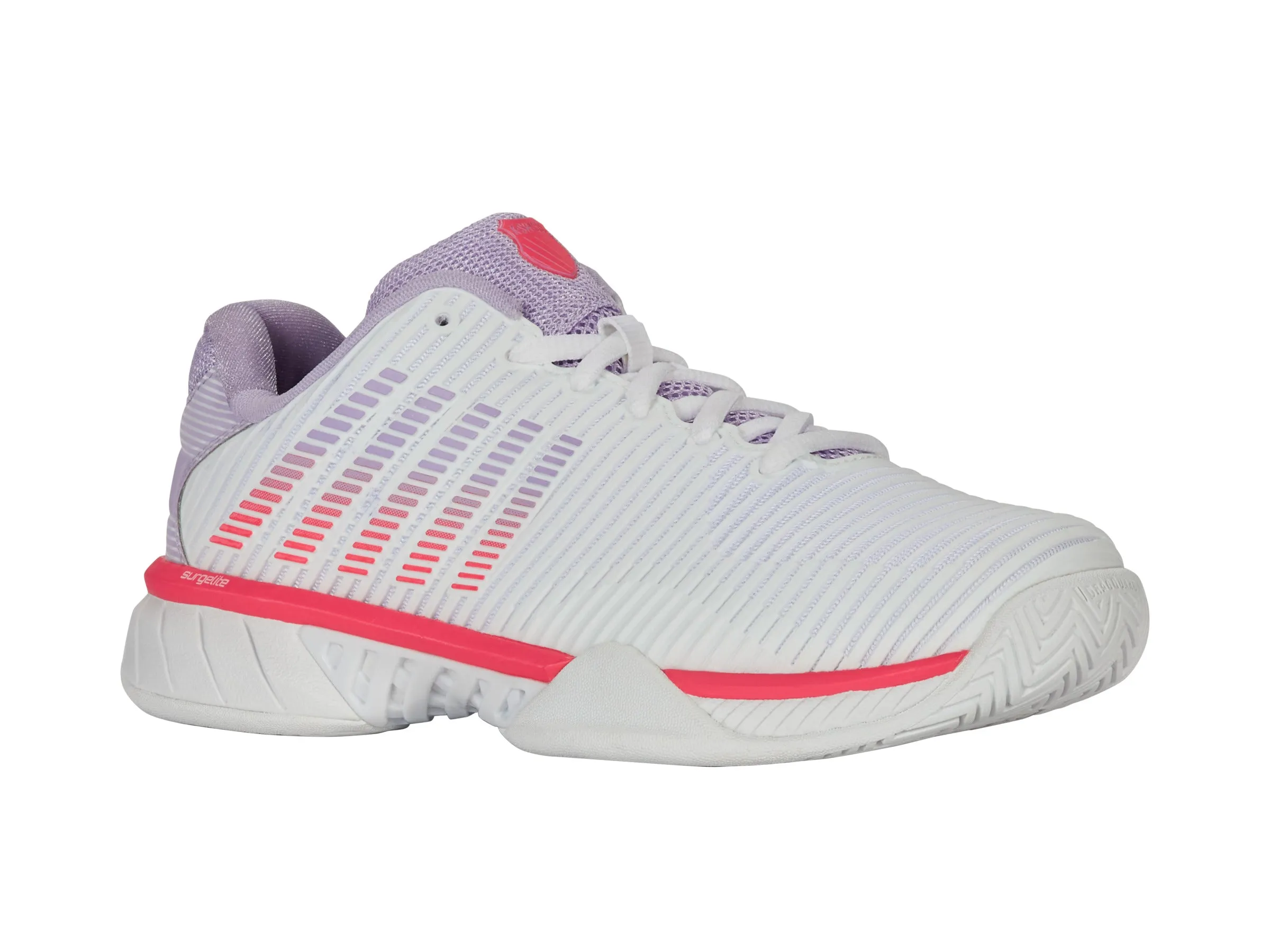 Comfort Ankle 96613-182-M | HYPERCOURT EXPRESS 2 | WHITE/ORCHID PETAL/NEON BLAZE