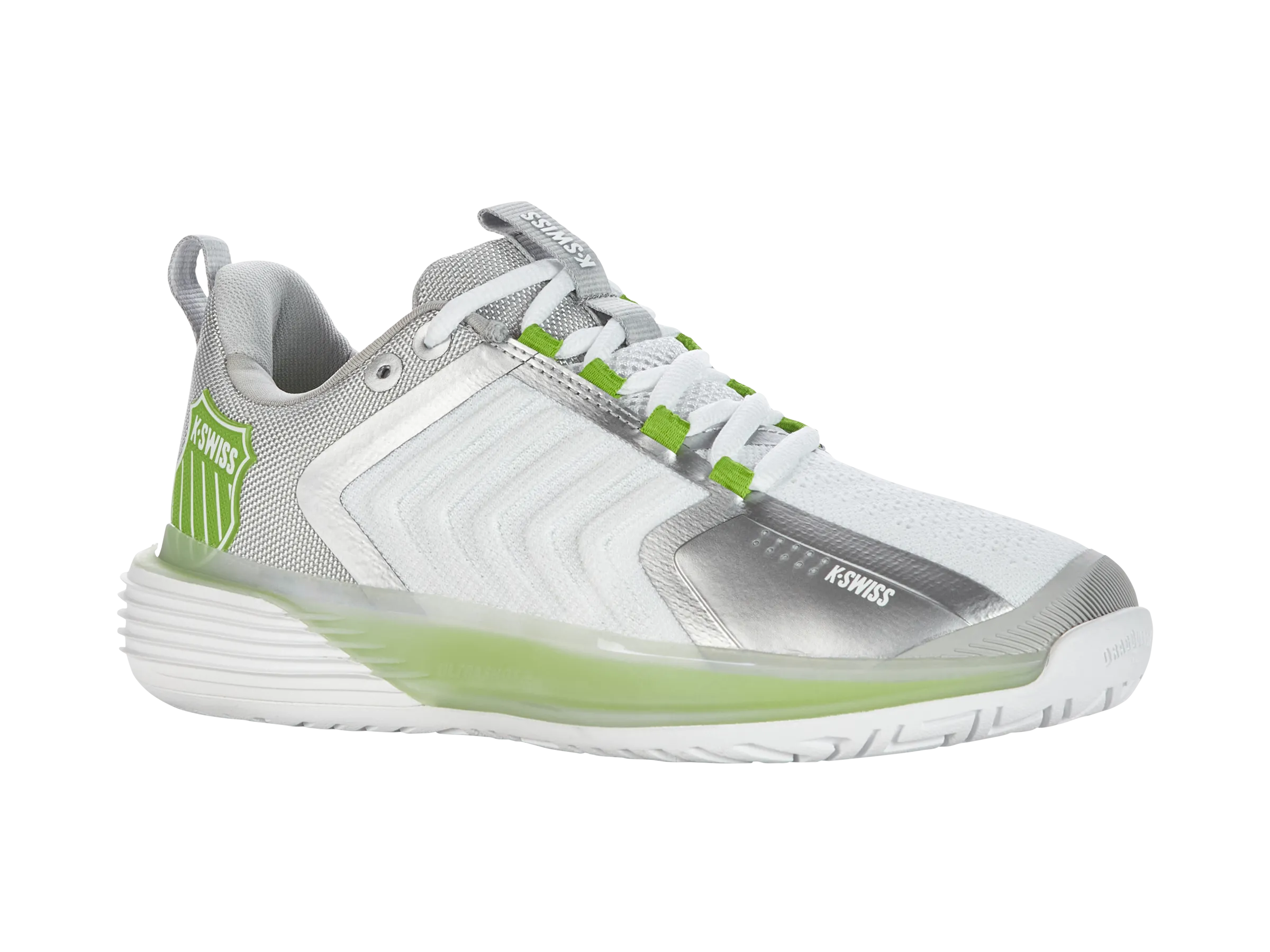 96988-956-M | ULTRASHOT 3 | WHITE/GRAY VIOLET/LIME GREEN Night Out