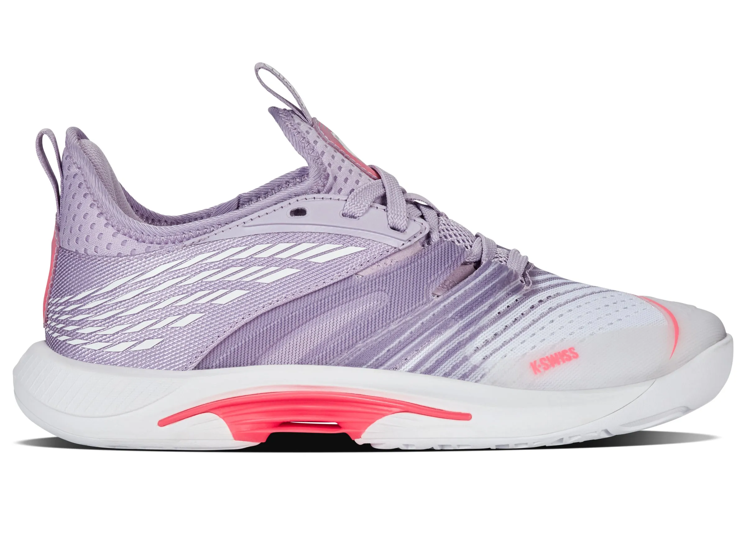 97392-182-M | SPEEDTRAC | WHITE/ORCHID PETAL/NEON BLAZE Velvet Soft