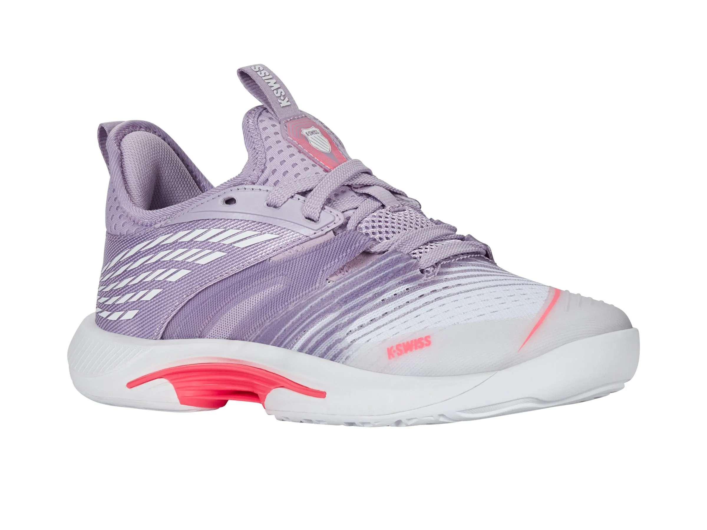 97392-182-M | SPEEDTRAC | WHITE/ORCHID PETAL/NEON BLAZE Cool Tone Stride Easy