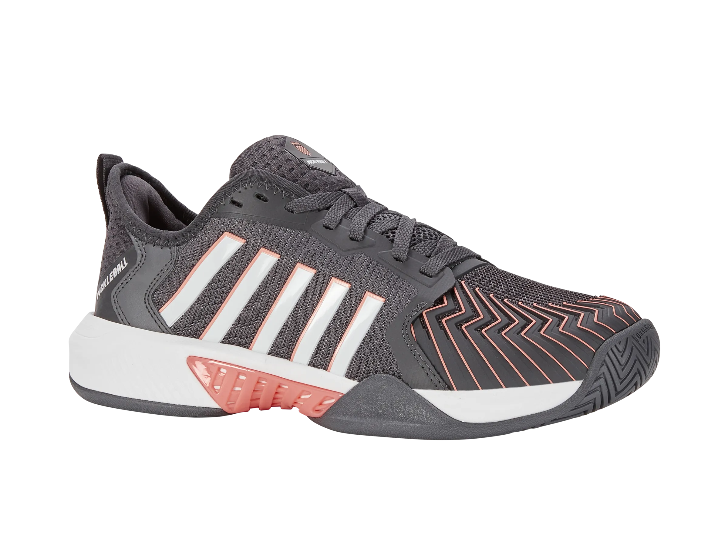 97916-009-M | PICKLEBALL SUPREME | ASPHALT/WHITE/PEACH AMBER Toe box Light Step