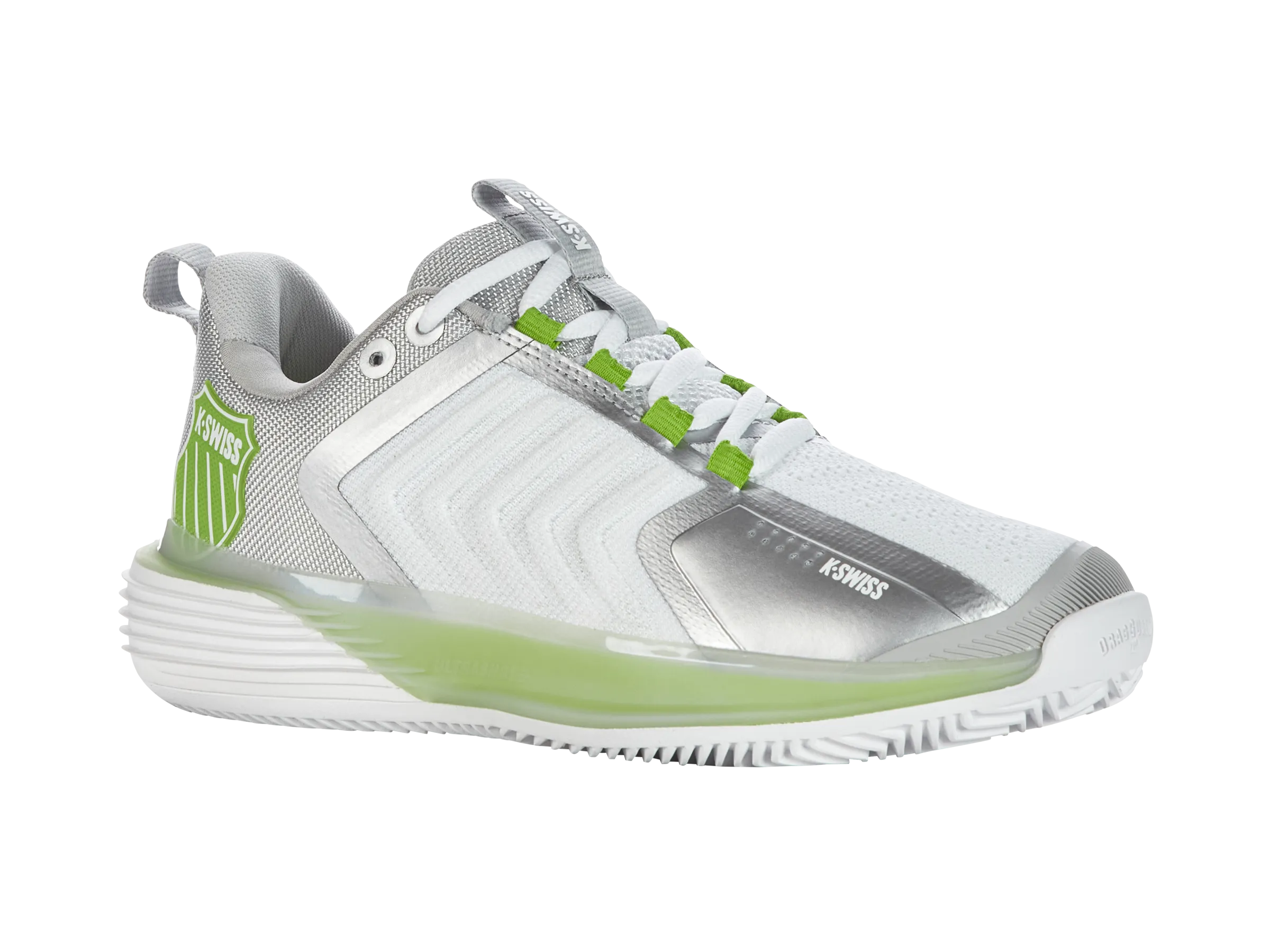 98415-956-M | ULTRASHOT 3 HB | WHITE/GRAY VIOLET/LIME GREEN Dream Walk Pressure Relief Insoles