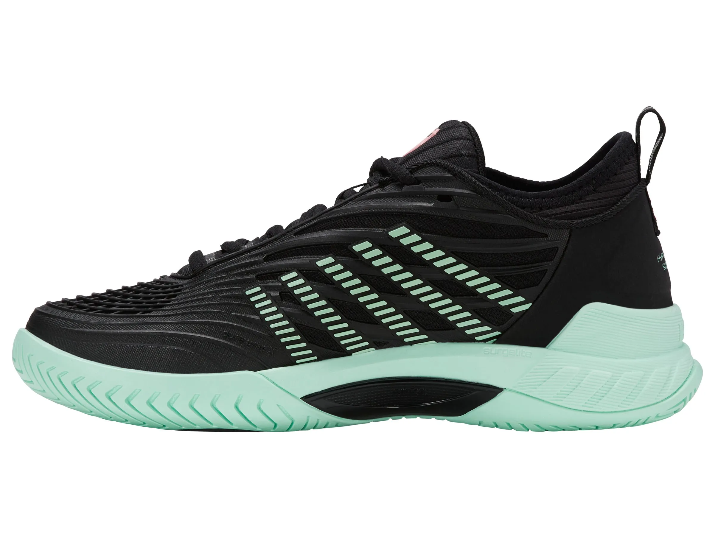 99071-065-M | HYPERCOURT SUPREME 2 | BLACK/NEON MINT Adjustable Closure
