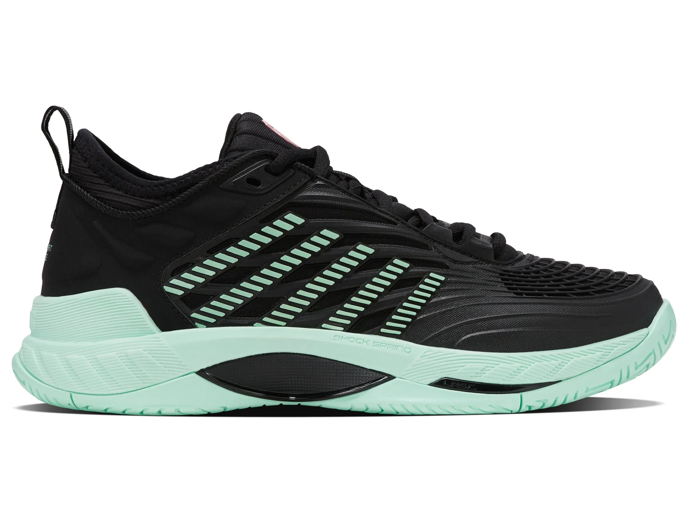 Ventilated Mesh Long Distance Matte Base 99071-065-M | HYPERCOURT SUPREME 2 | BLACK/NEON MINT