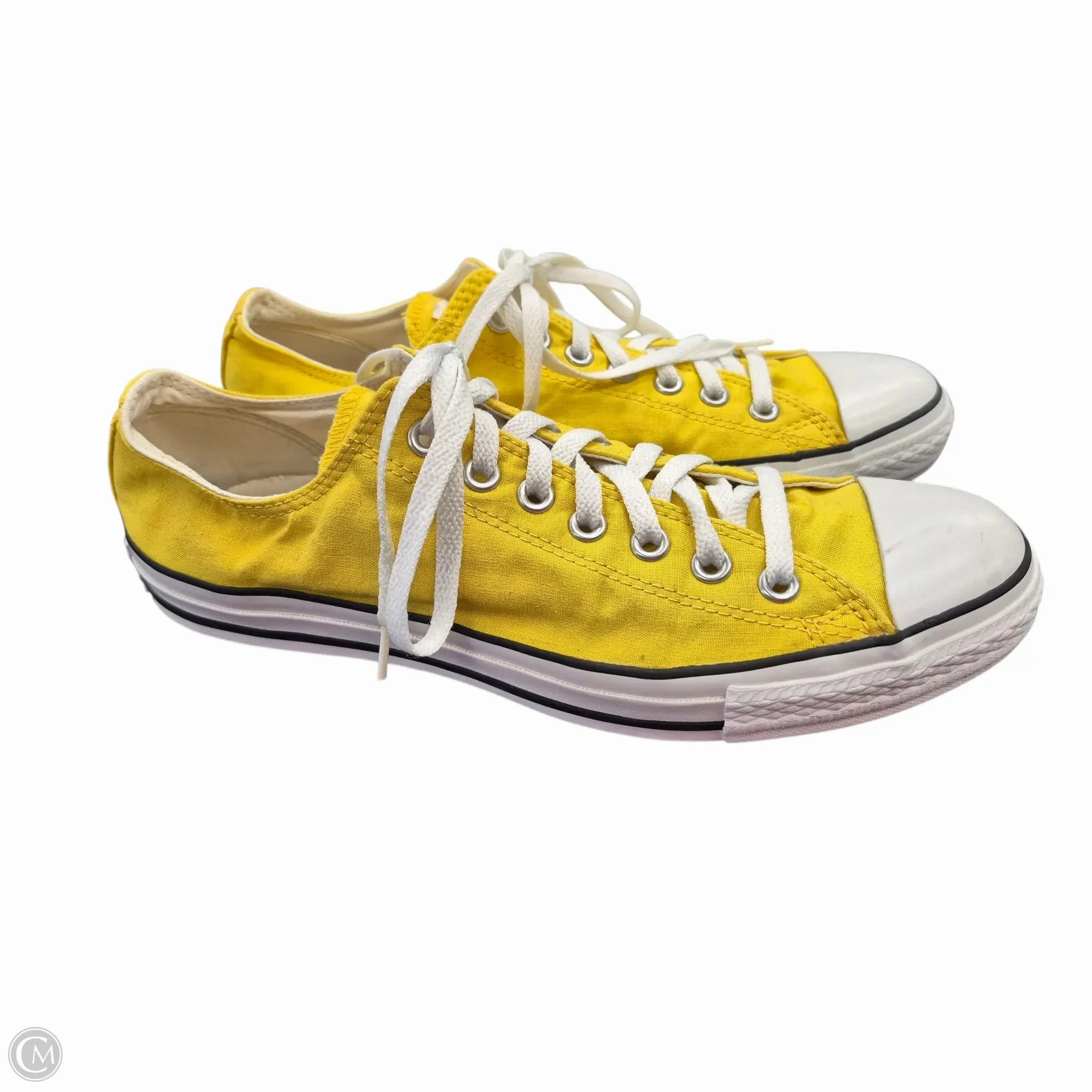 Upgraded piece Shoes Sneakers By Converse In Yellow, Size: 12