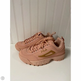 Shoes Sneakers By Fila In Pink, Size: 8 Indoor Workout Slim Comfort