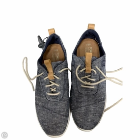 All Day Comfort Shoes Sneakers By Toms In Blue & White, Size: 8.5