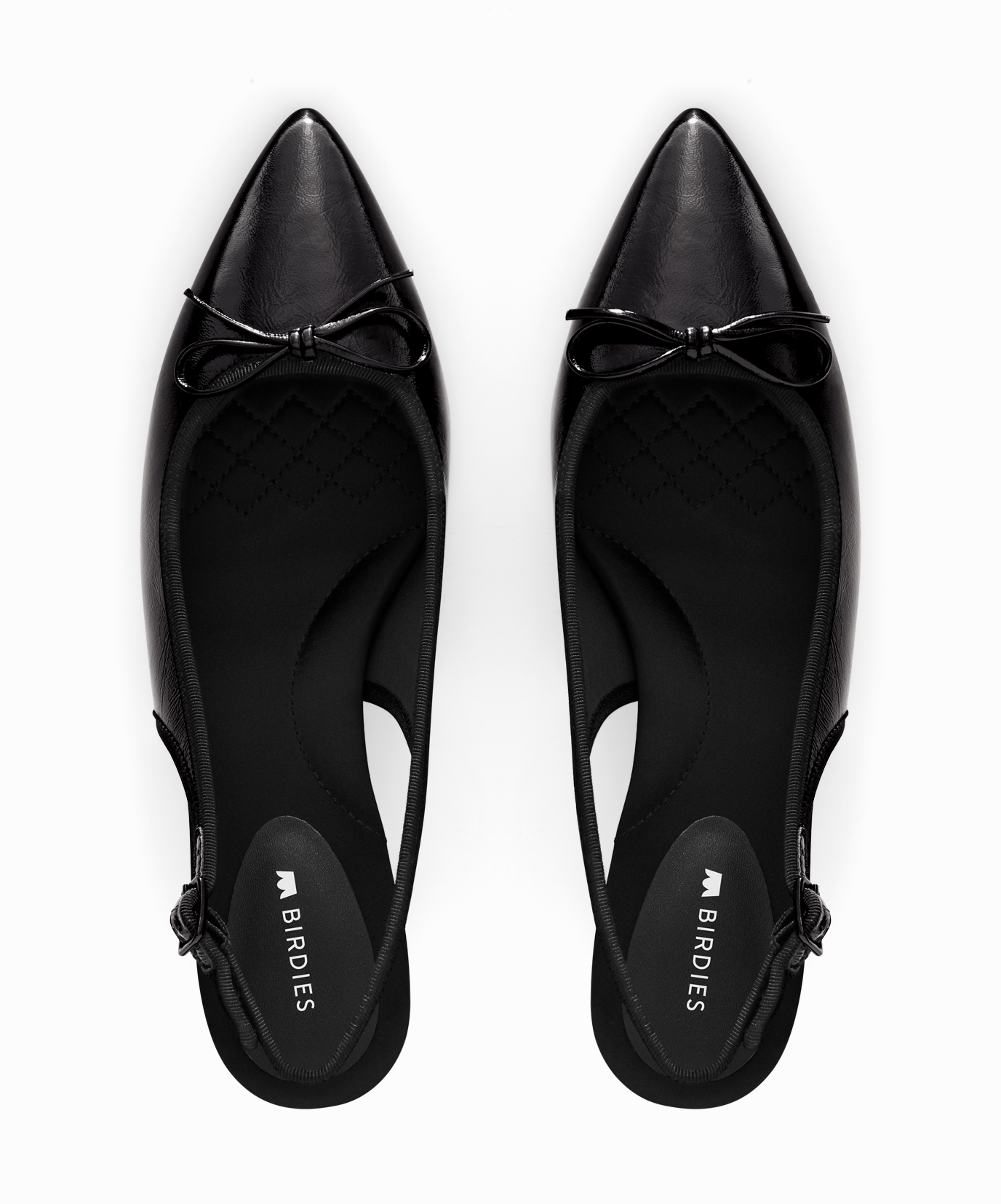 The Goldfinch Kitten Heel - Black Patent Leather Stage Pop