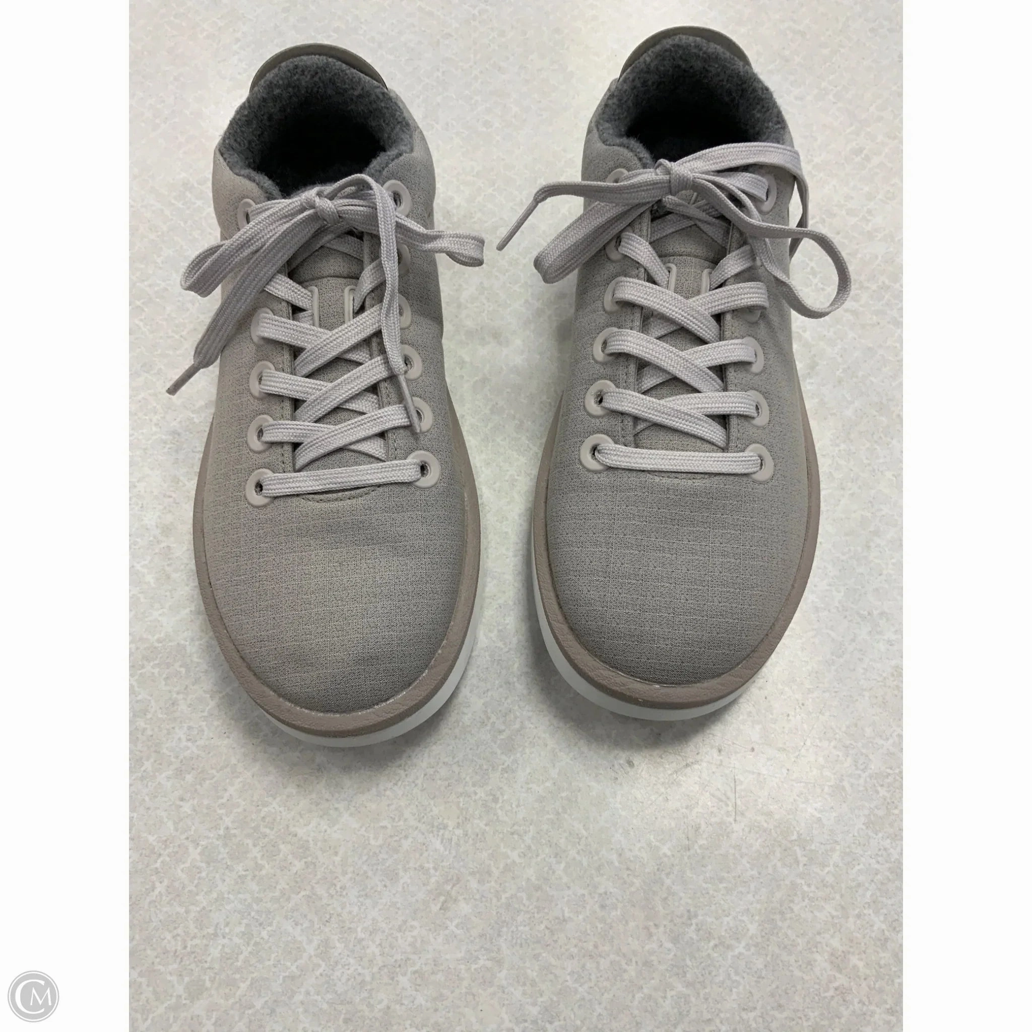 Heel Clip Shoes Sneakers By Allbirds In Grey & White, Size: 7