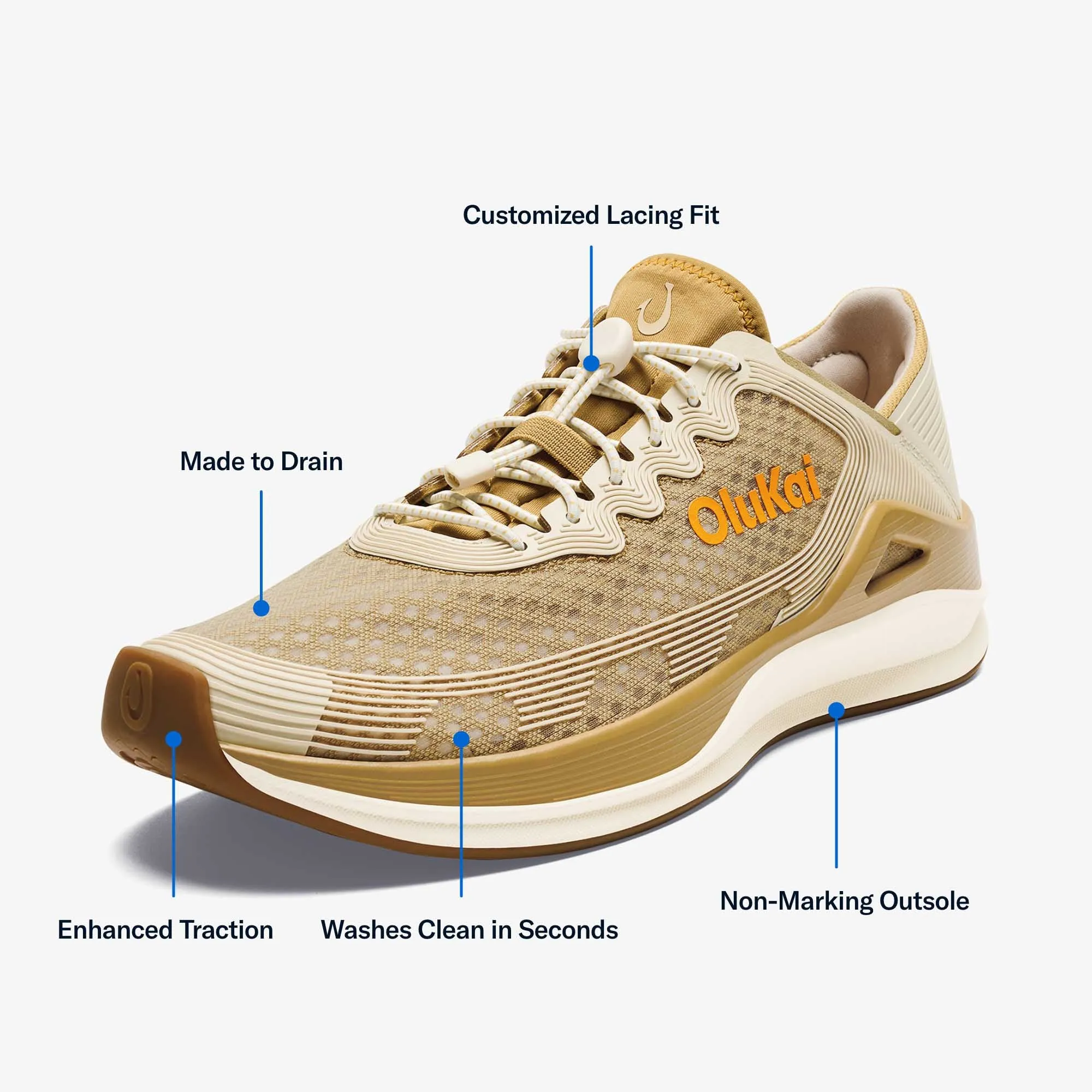 Responsive Cushion Weekend Warriors Performance Ahi - Tan / Tapa