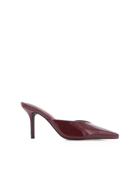 KAREY - CHERRY RED PATENT heel cup