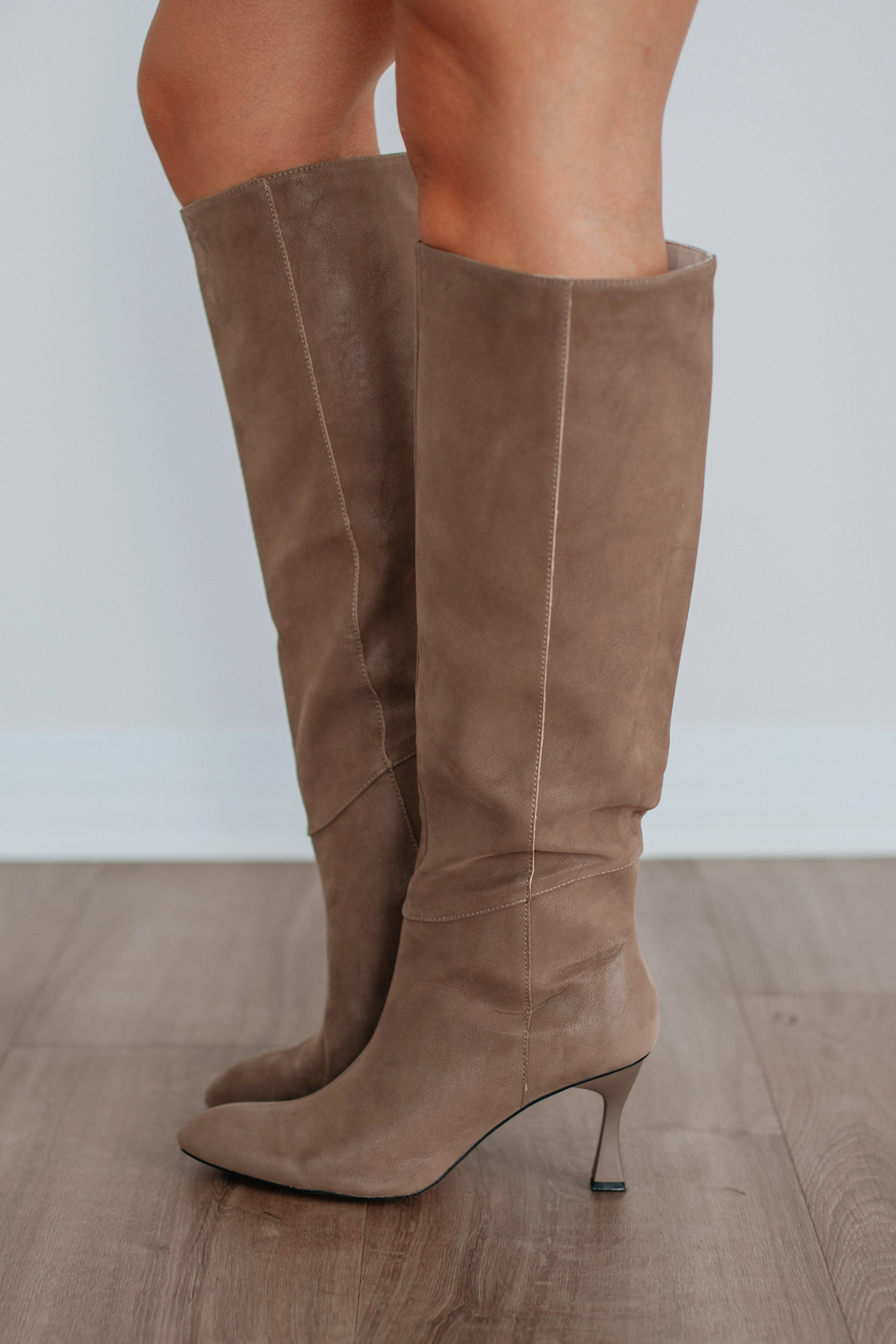 Desert Run Take Me Seriously Boots - Dark Taupe