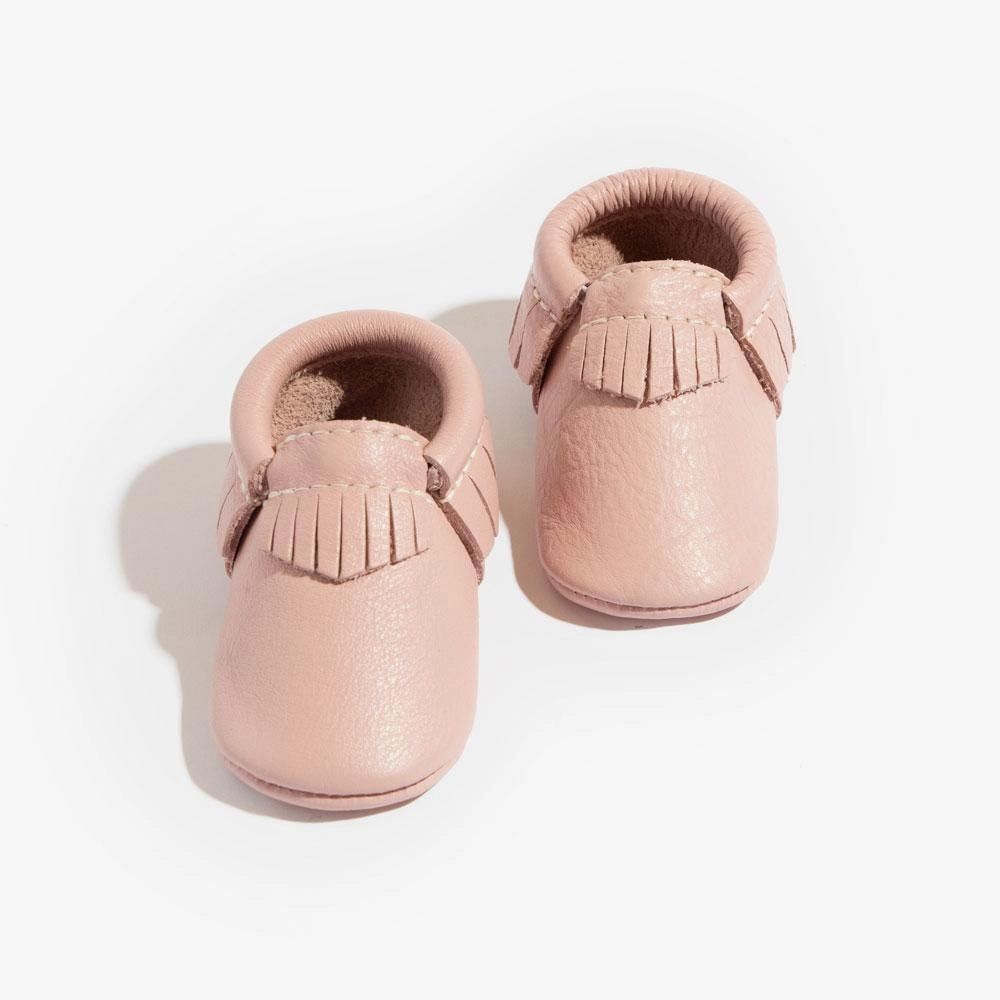 Air Circulation Blush Moccasin Baby Shoe