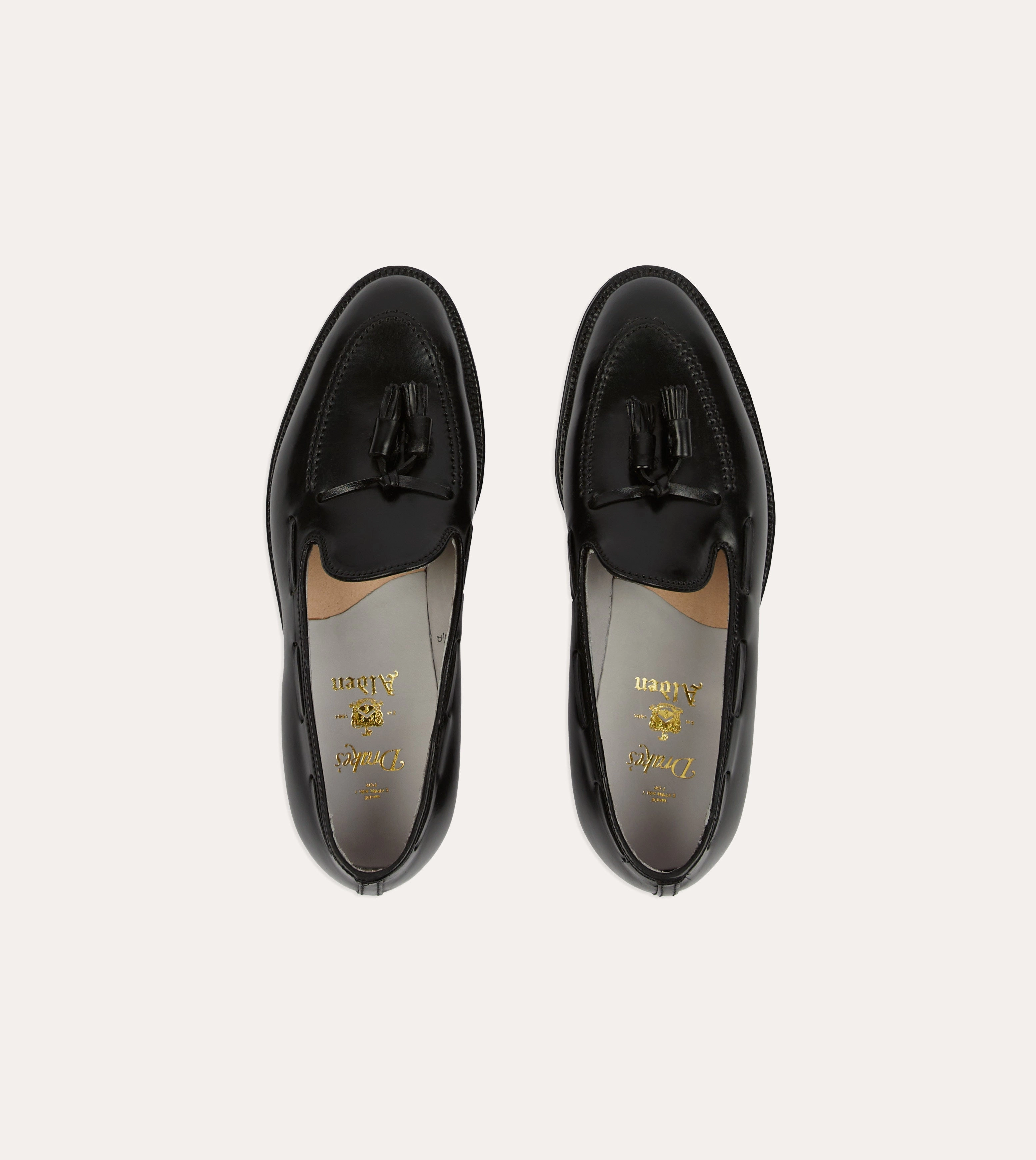 Alden Black Cordovan Tassel Loafer Pressure Dispersing Insole