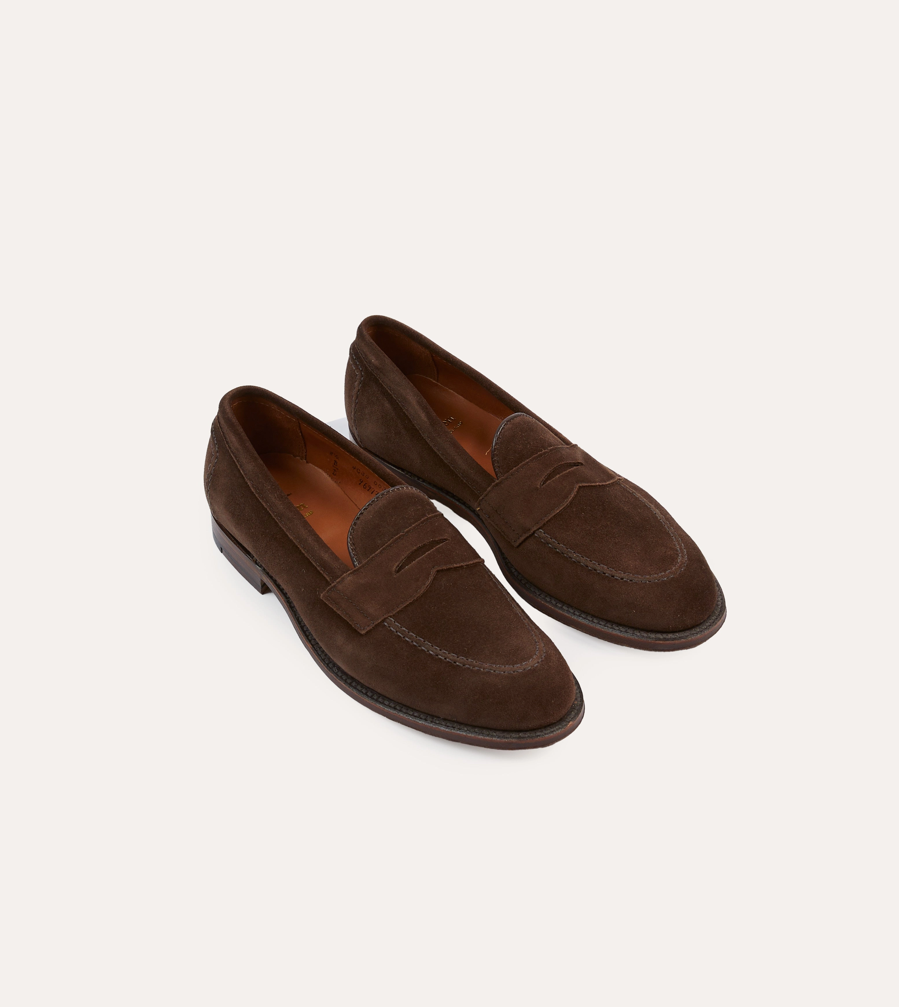 Fit Perfect Alden Brown Suede Penny Loafer