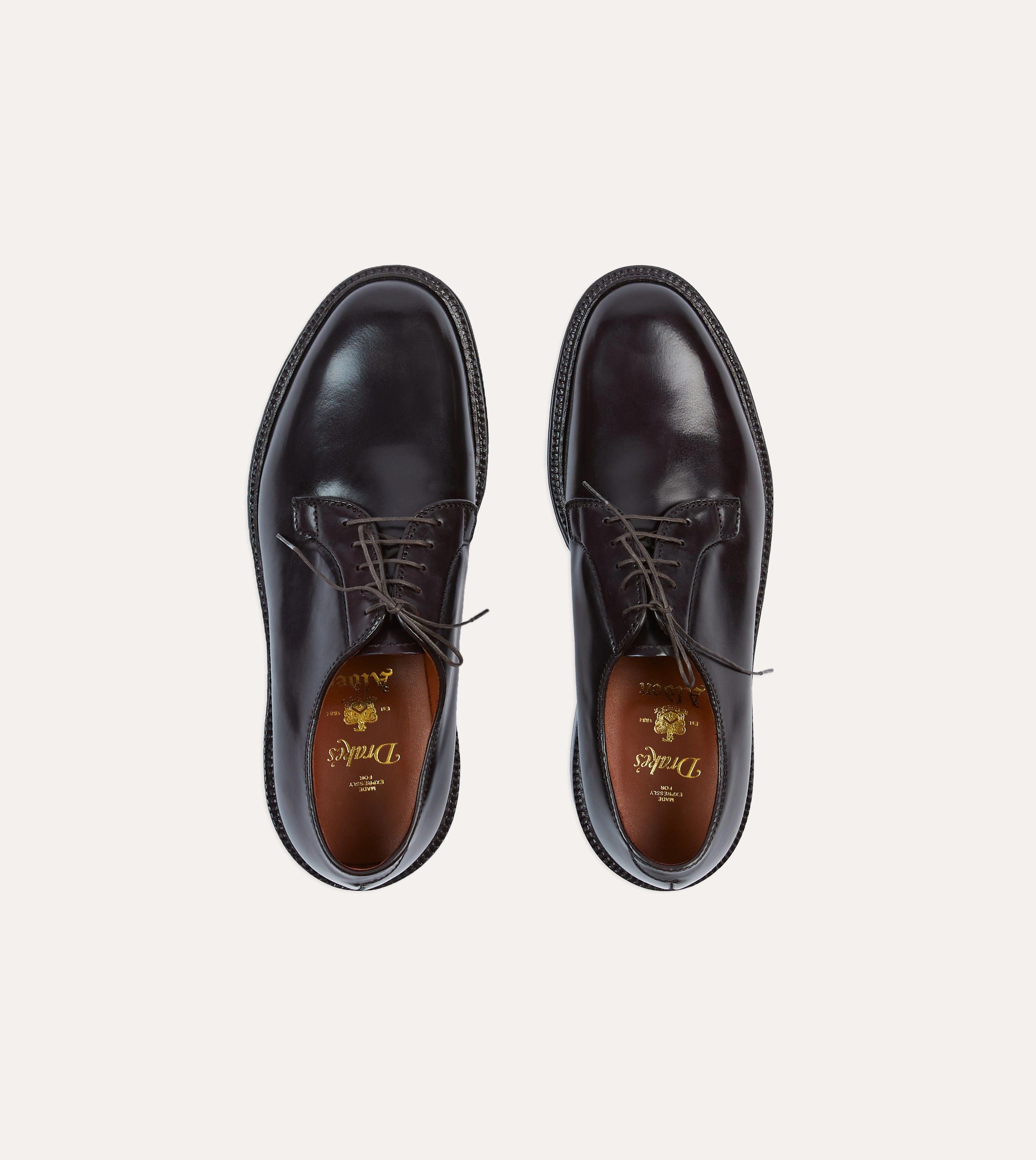 Alden Colour 8 Cordovan Plain Toe Blucher City Prep