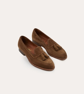 Work Hour Fit Alden Snuff Suede Tassel Loafer