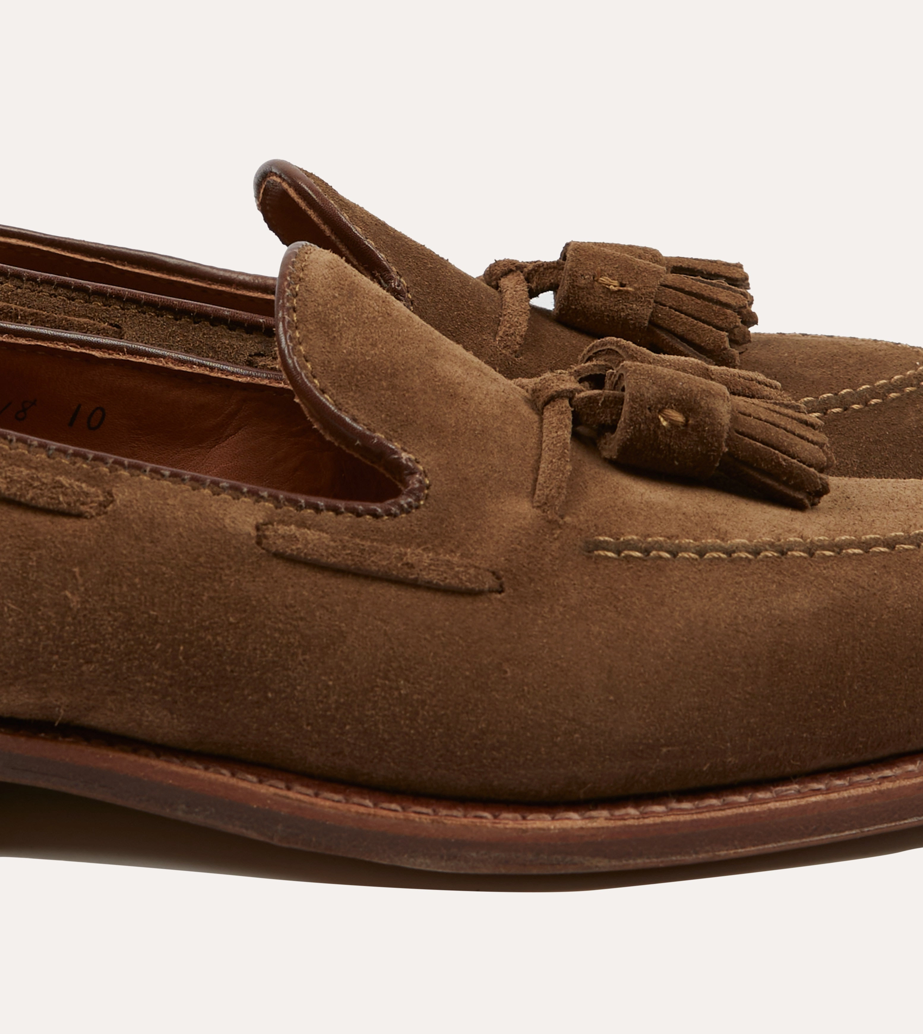 Breathable Design Alden Snuff Suede Tassel Loafer