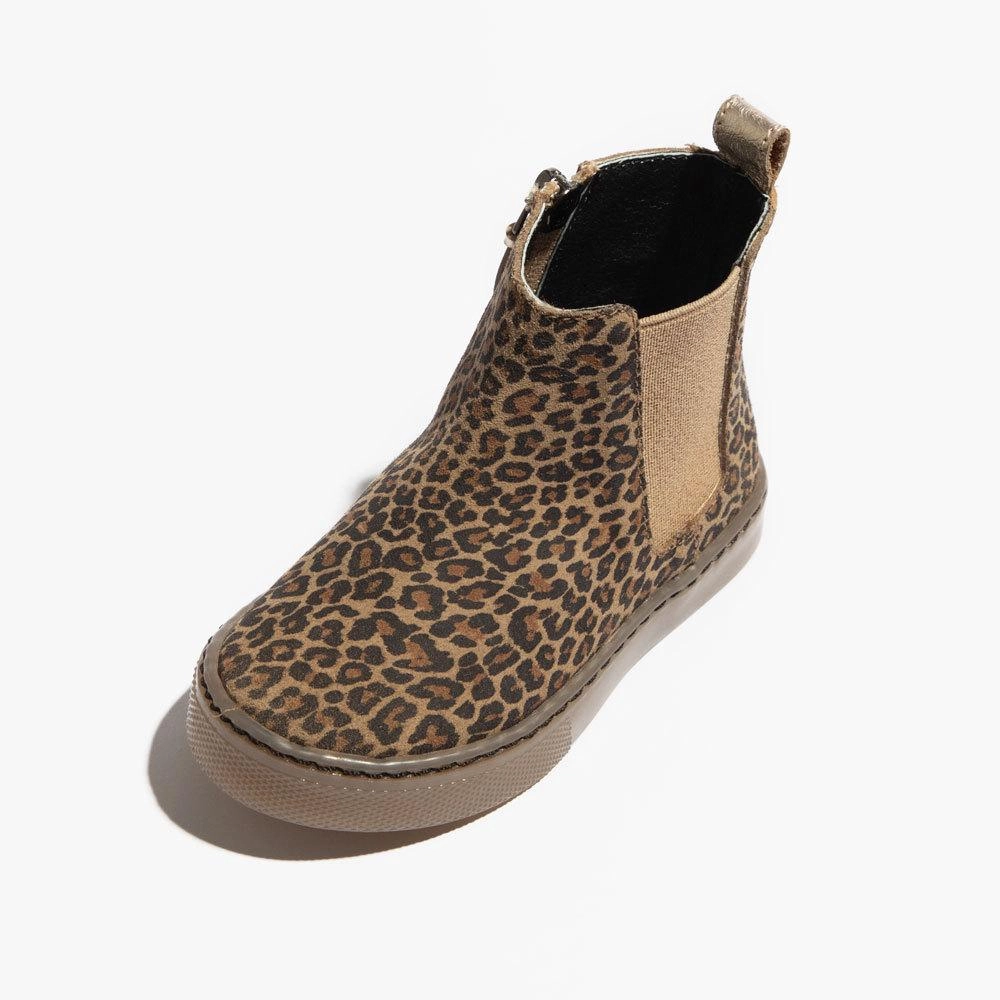 Sweat Resistant Urban Stroll photo shoot Micro Leopard Chelsea Boot Sneaker