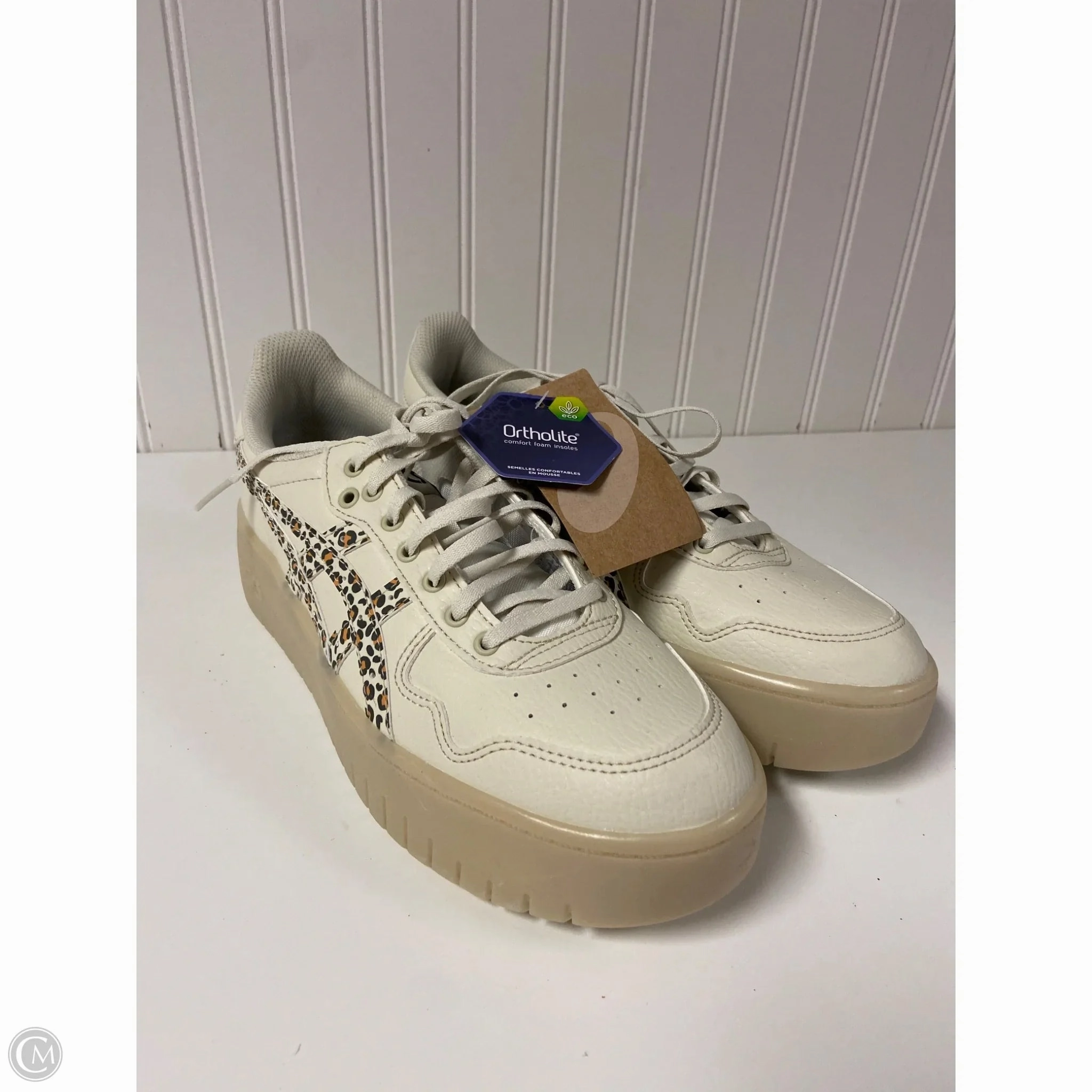 Shoes Sneakers By Asics In Cream, Size: 9.5 Ventilated Sides