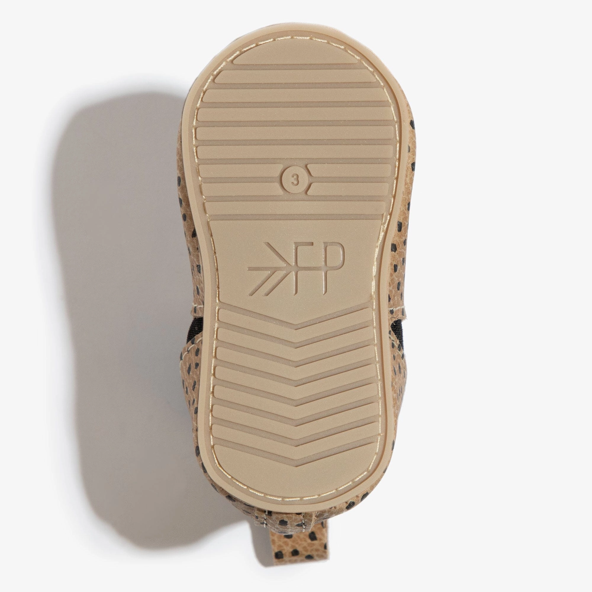 Multidirectional Tread Shock Absorbing Almond Speckles Chelsea Boot Baby Shoe