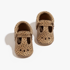 Hygienic Footbed Shockproof Padding Almond Speckles Mary Jane Baby Shoe