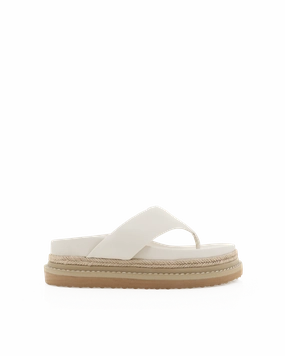 AMAYA - BONE Relaxed Summer Footwear