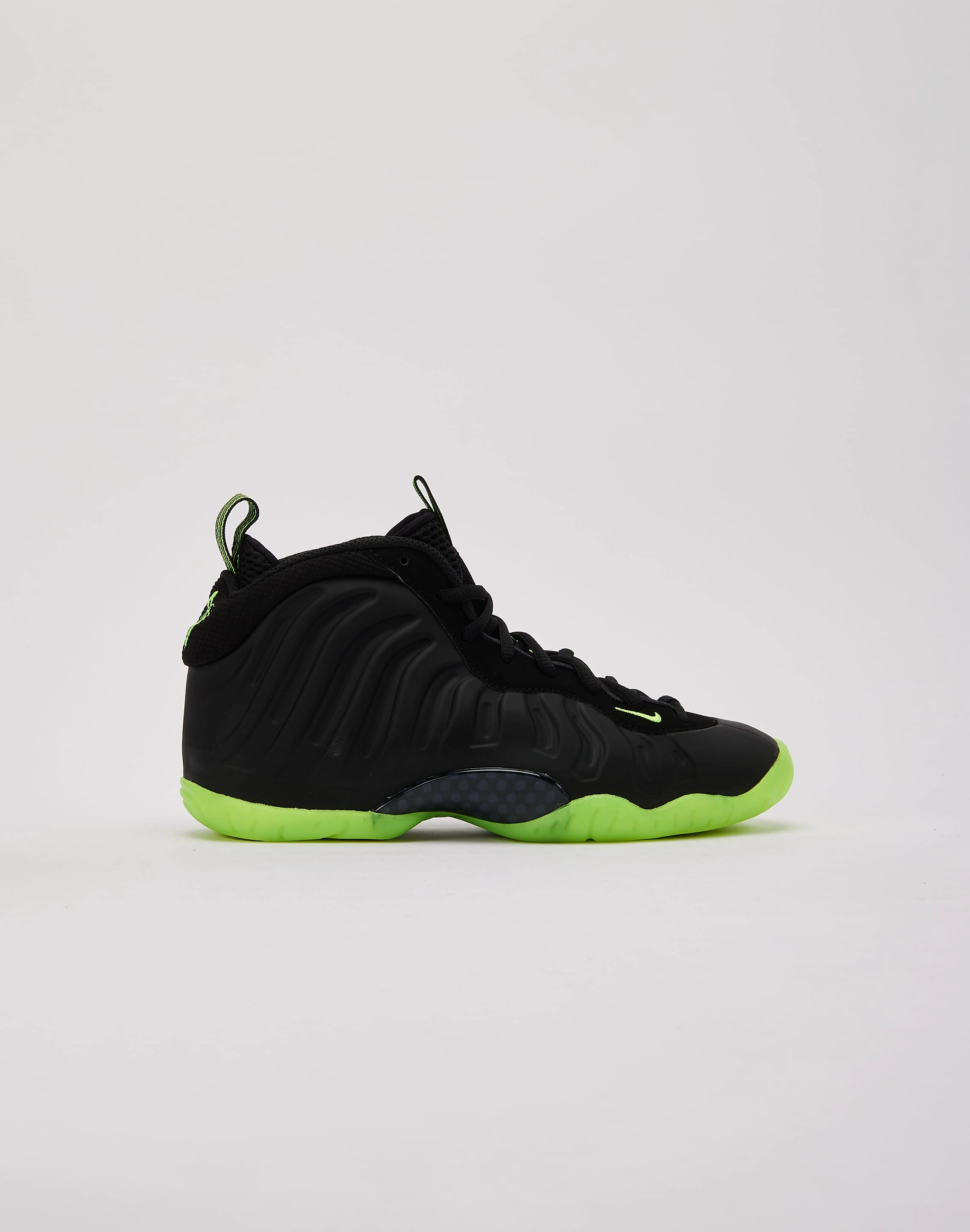 Nike Little Posite One 'Black Volt' Grade-School Middle school kids' items Recycled materials