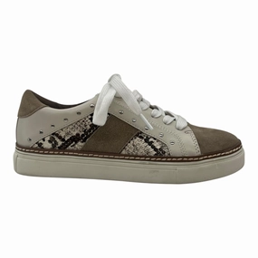 Shoes Sneakers By Crown Vintage In Snakeskin Print, Size:6 Speed Control Lace Up