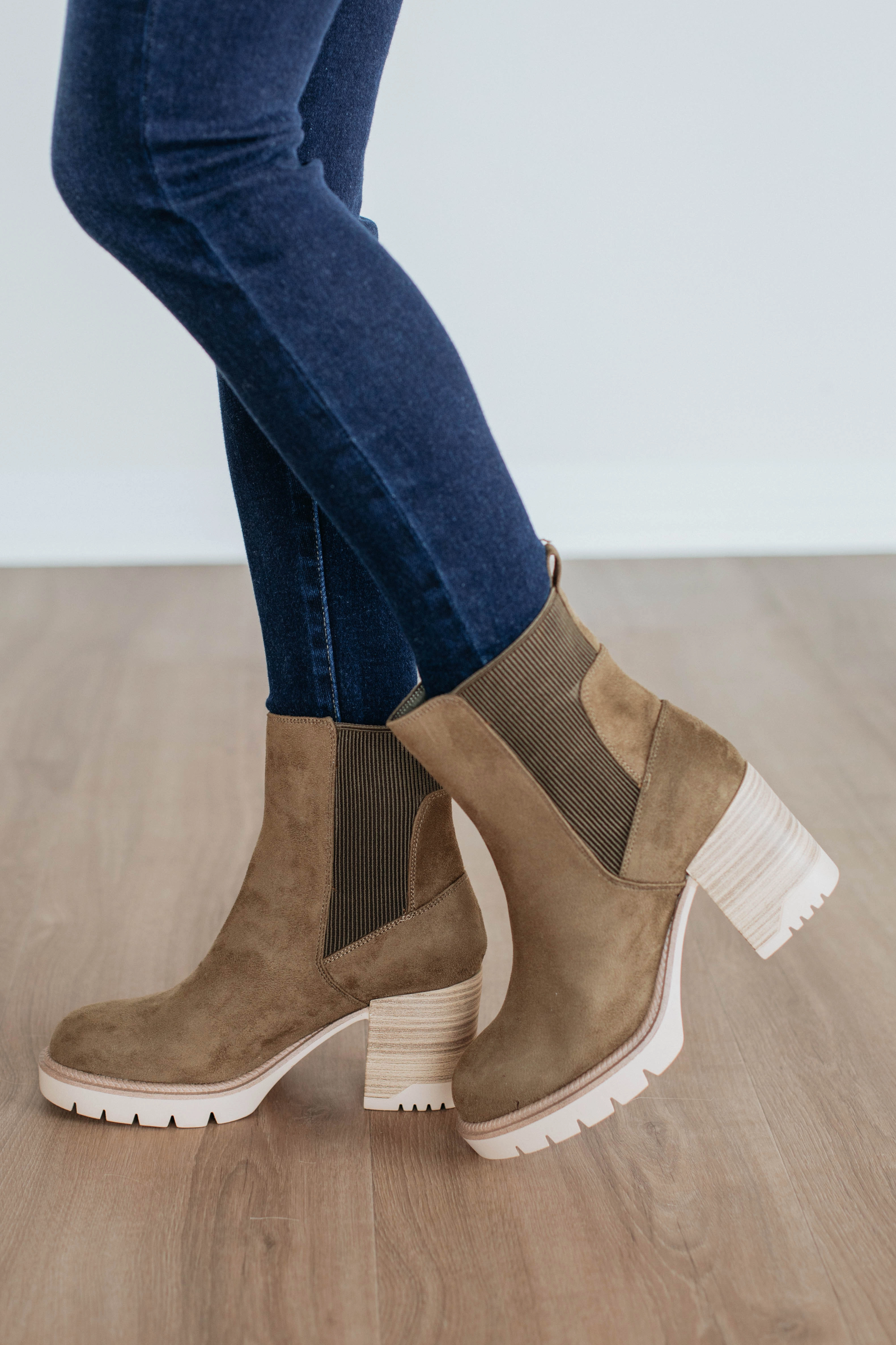 Anywhere With You Boots - Khaki Everyday